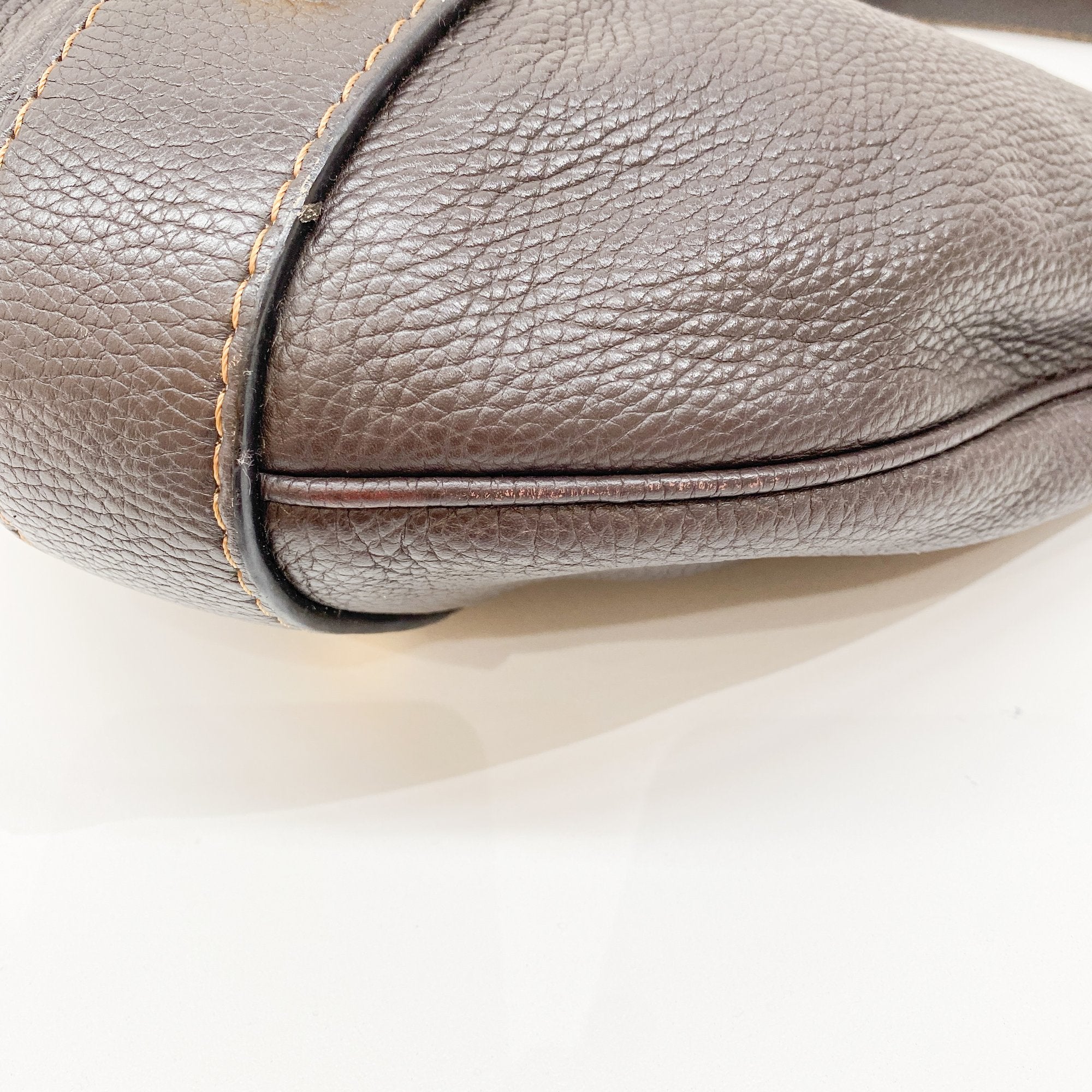 Brown Leather Hobo Bag