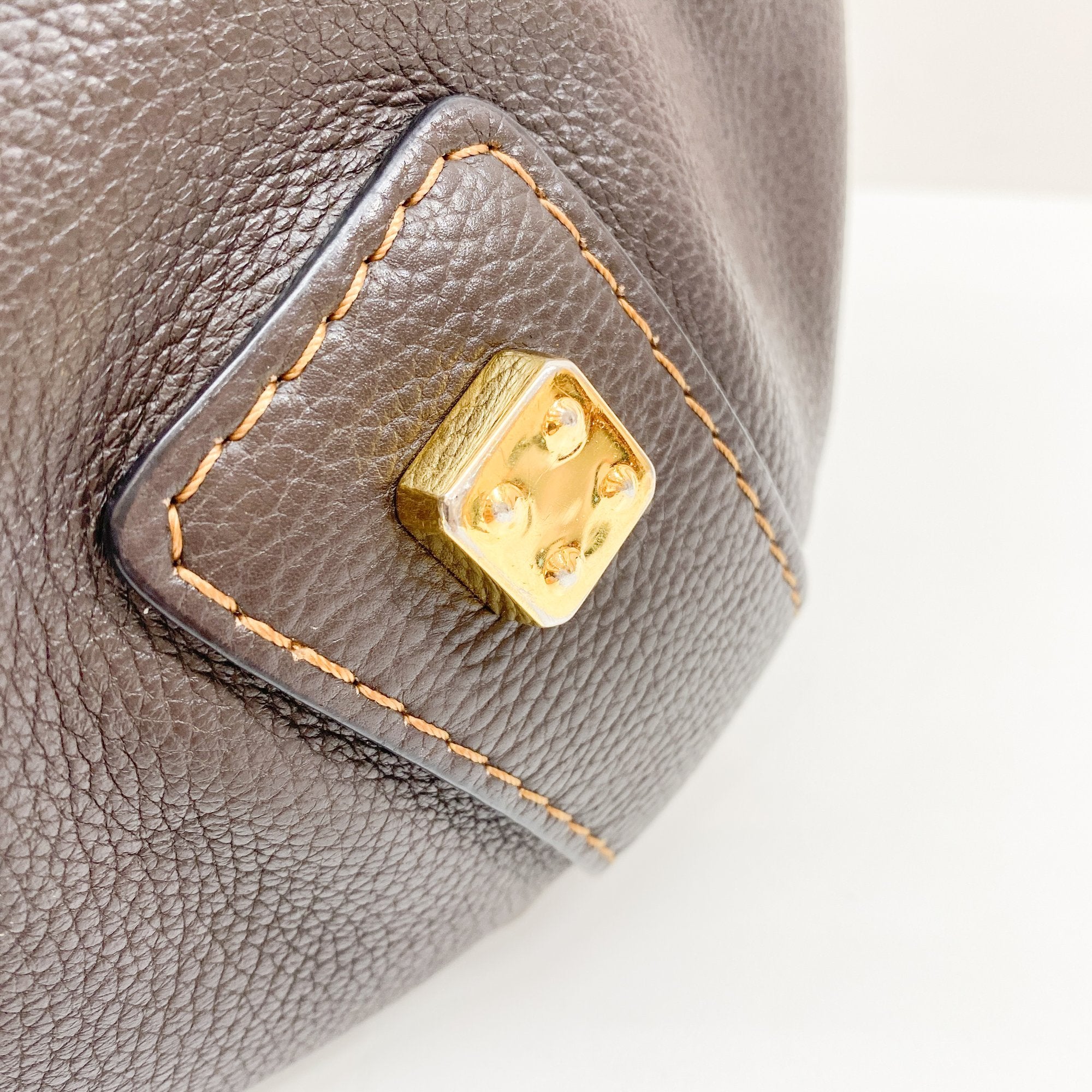 Brown Leather Hobo Bag