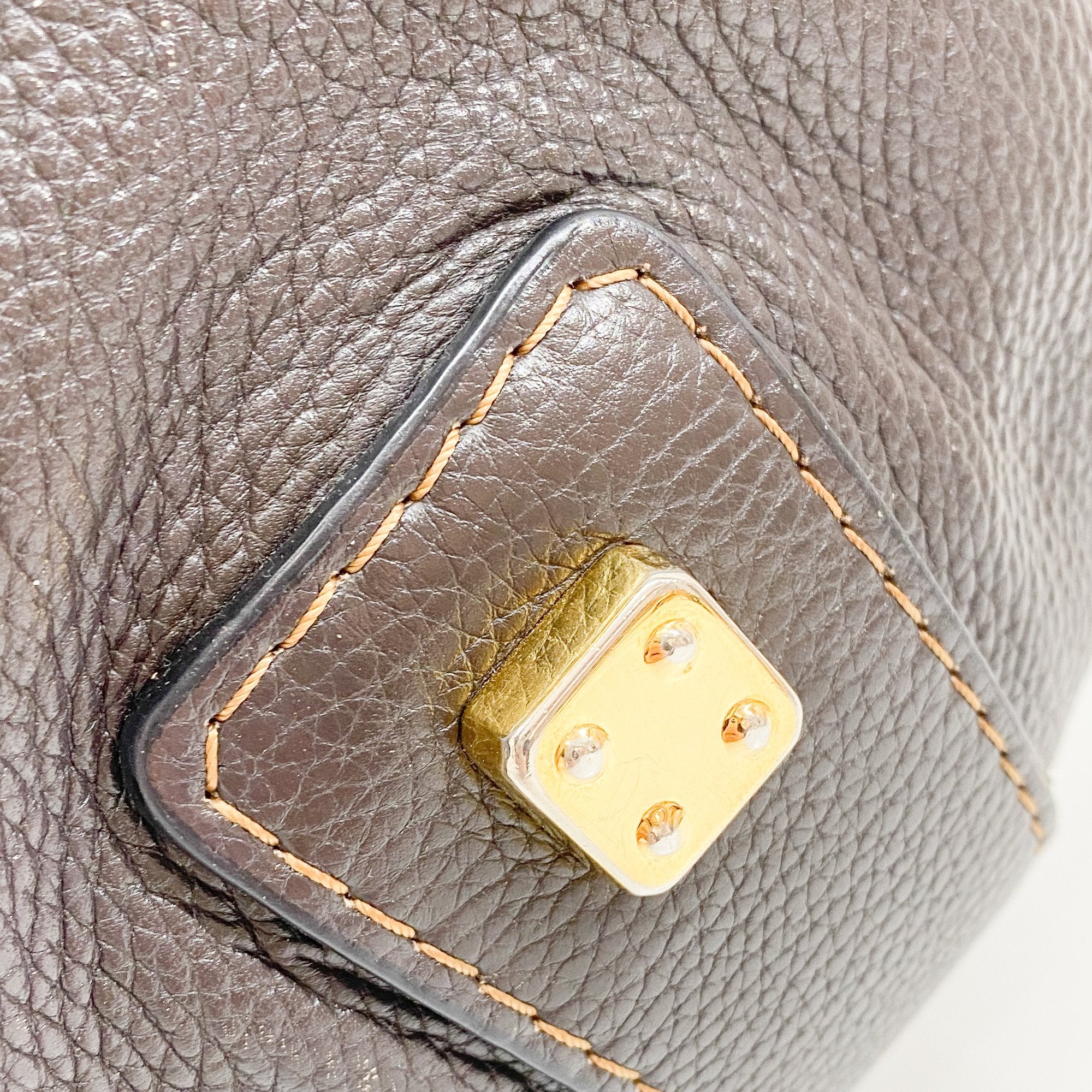 Brown Leather Hobo Bag