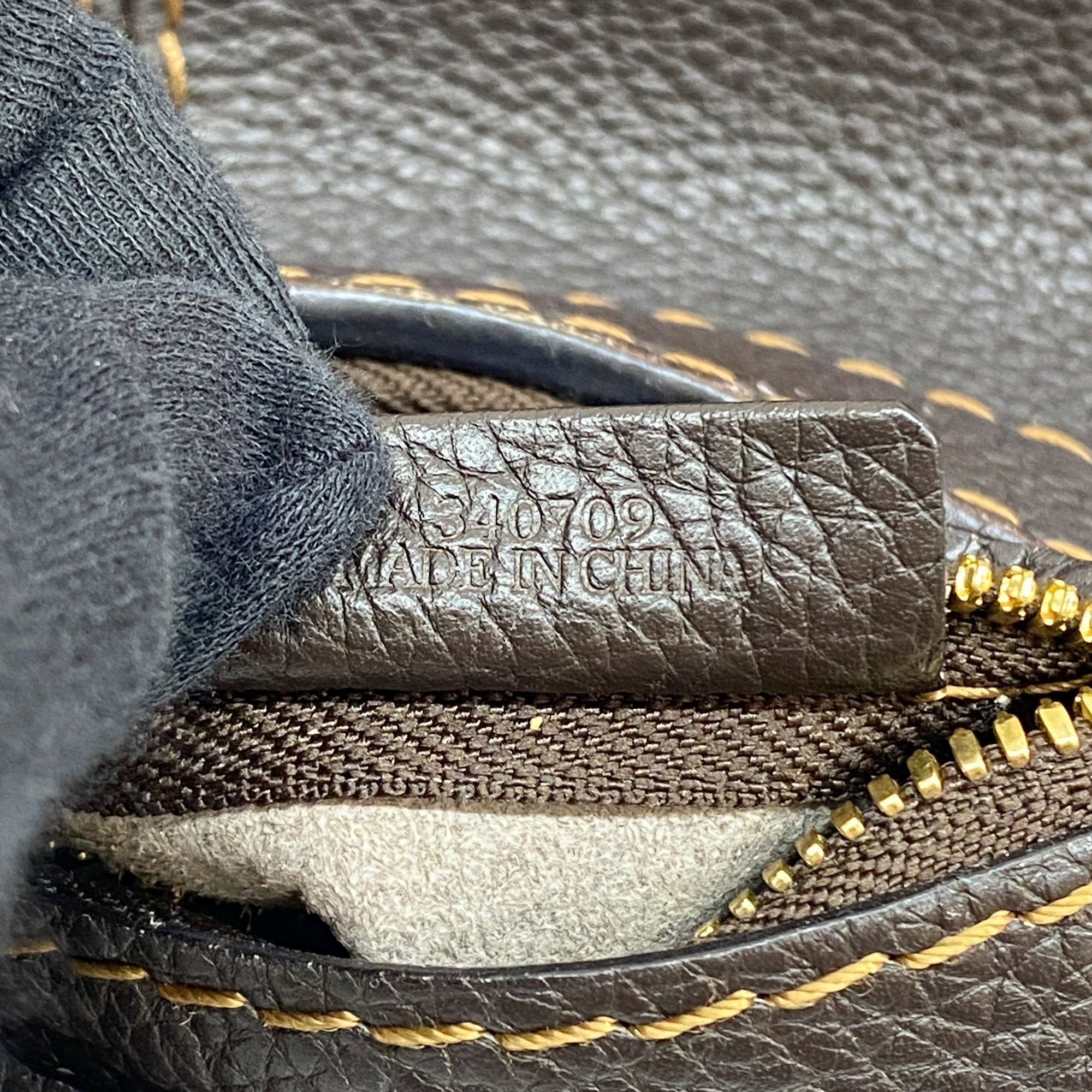 Brown Leather Hobo Bag