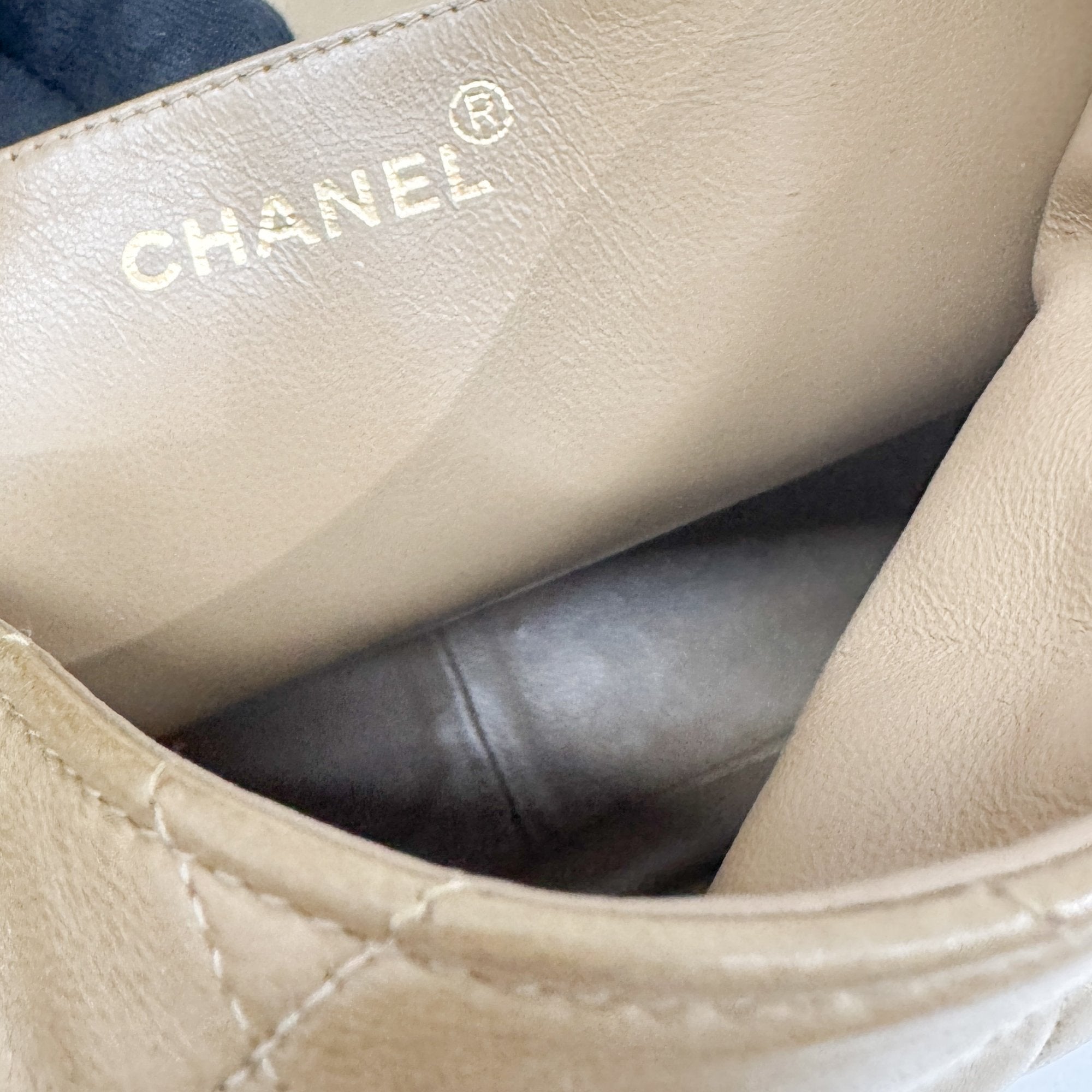 Large Timeless Classic Single Flap Matelassé Brown Lambskin Leather Shoulder Bag