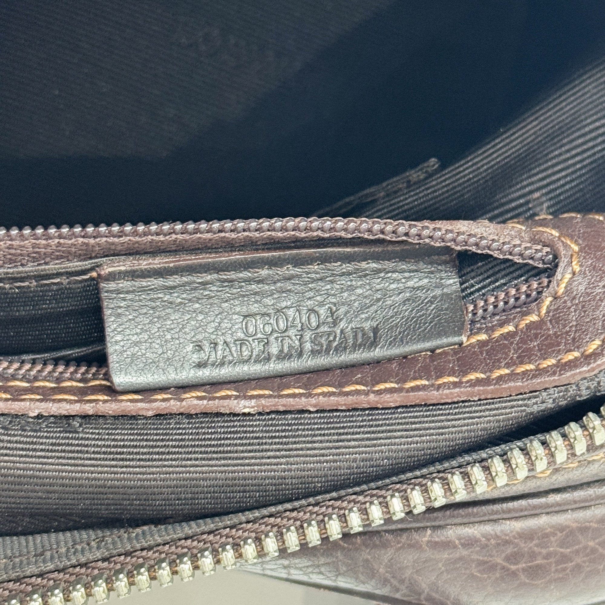 Senda Brown Leather Shoulder Bag