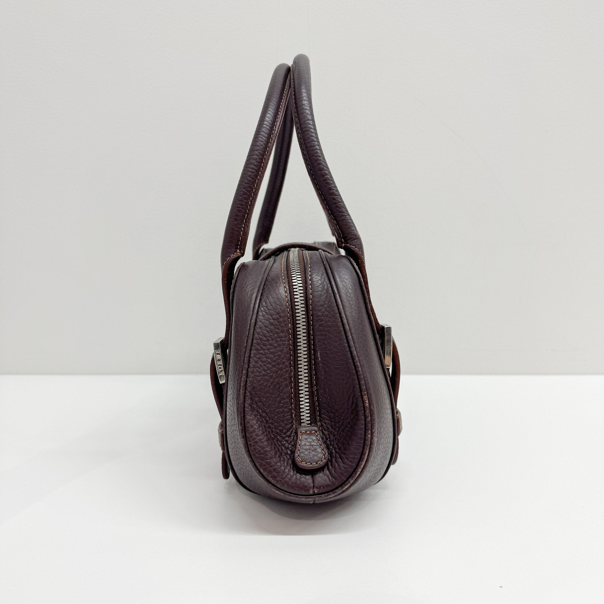 Senda Brown Leather Shoulder Bag