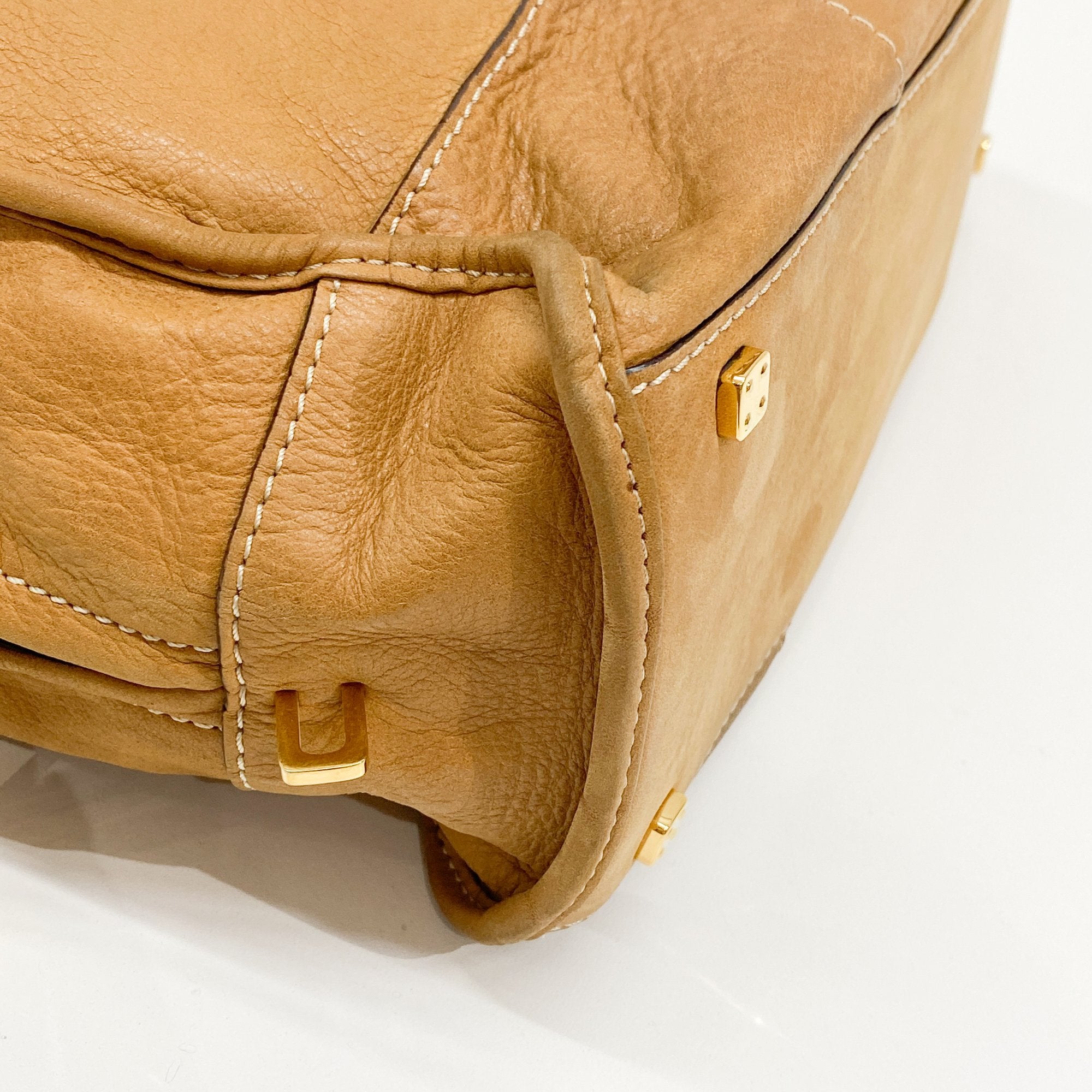 Amazona Brown Leather Hand Bag