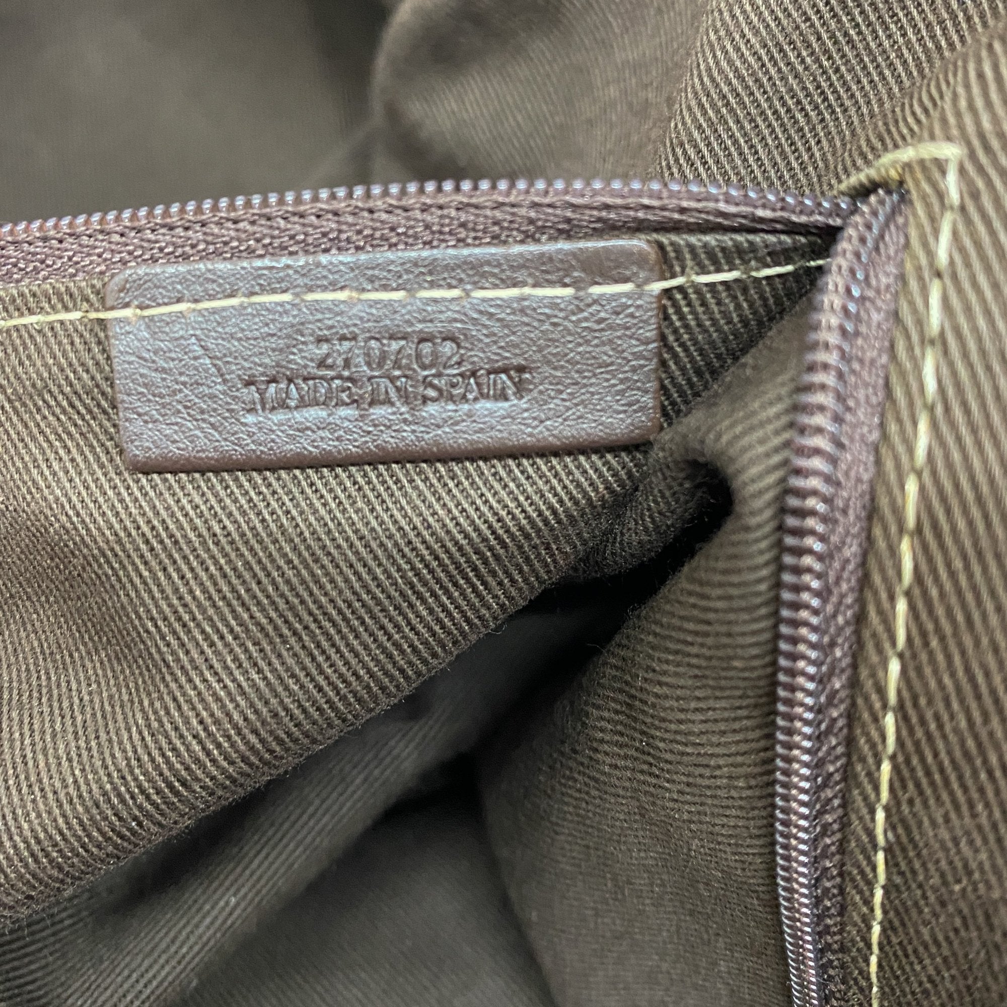 Amazona Brown Leather Hand Bag