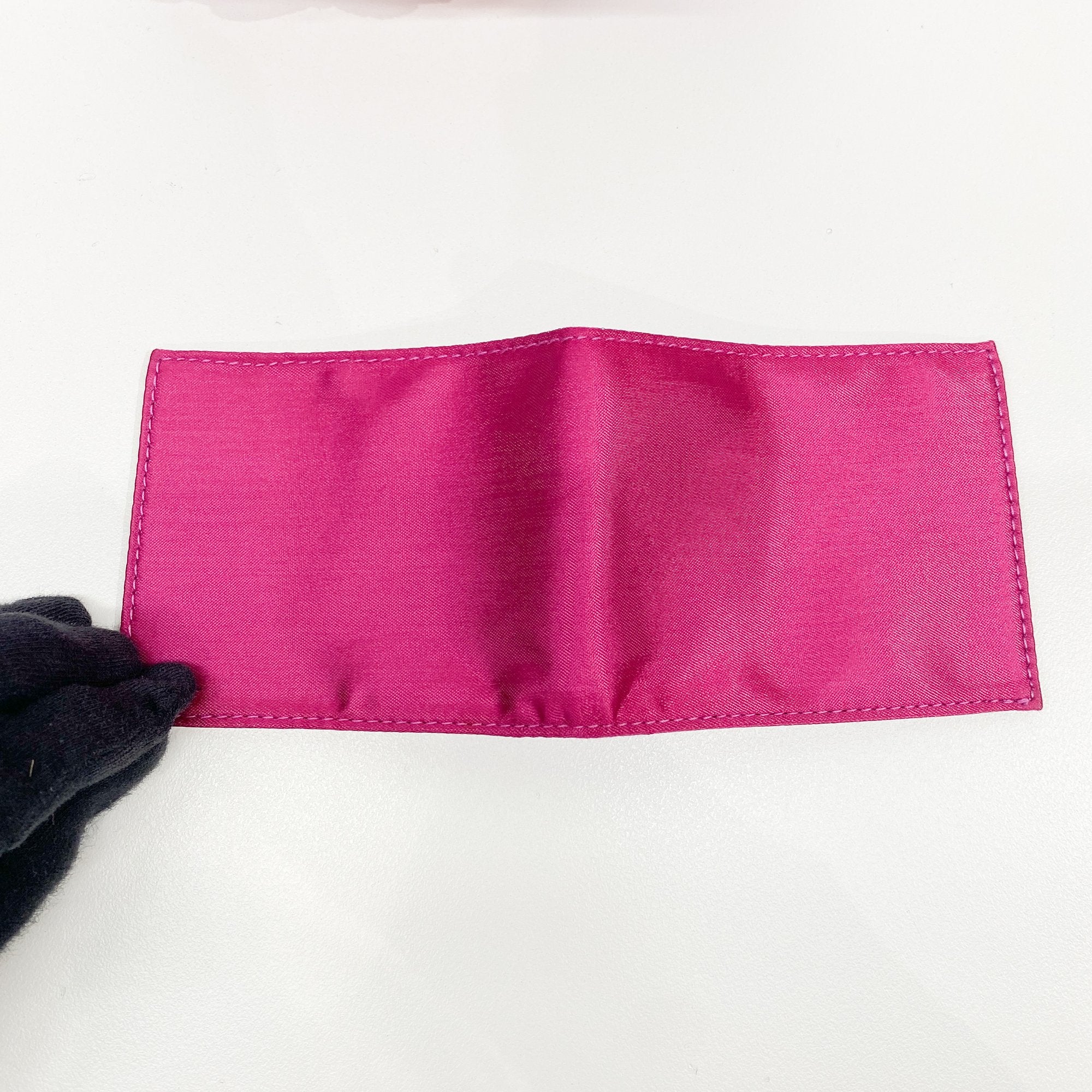 Horsebit Pink Satin Mini Backpack