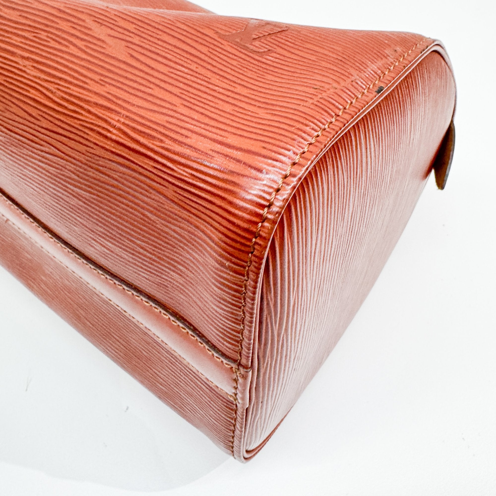 Speedy 25 Caramel Brown Leather Hand Bag