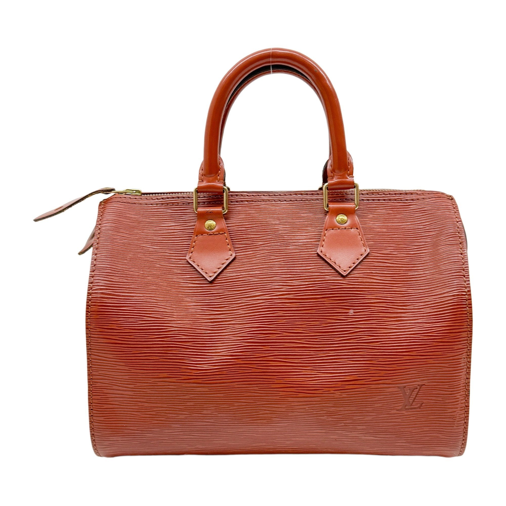 Speedy 25 Caramel Brown Leather Hand Bag
