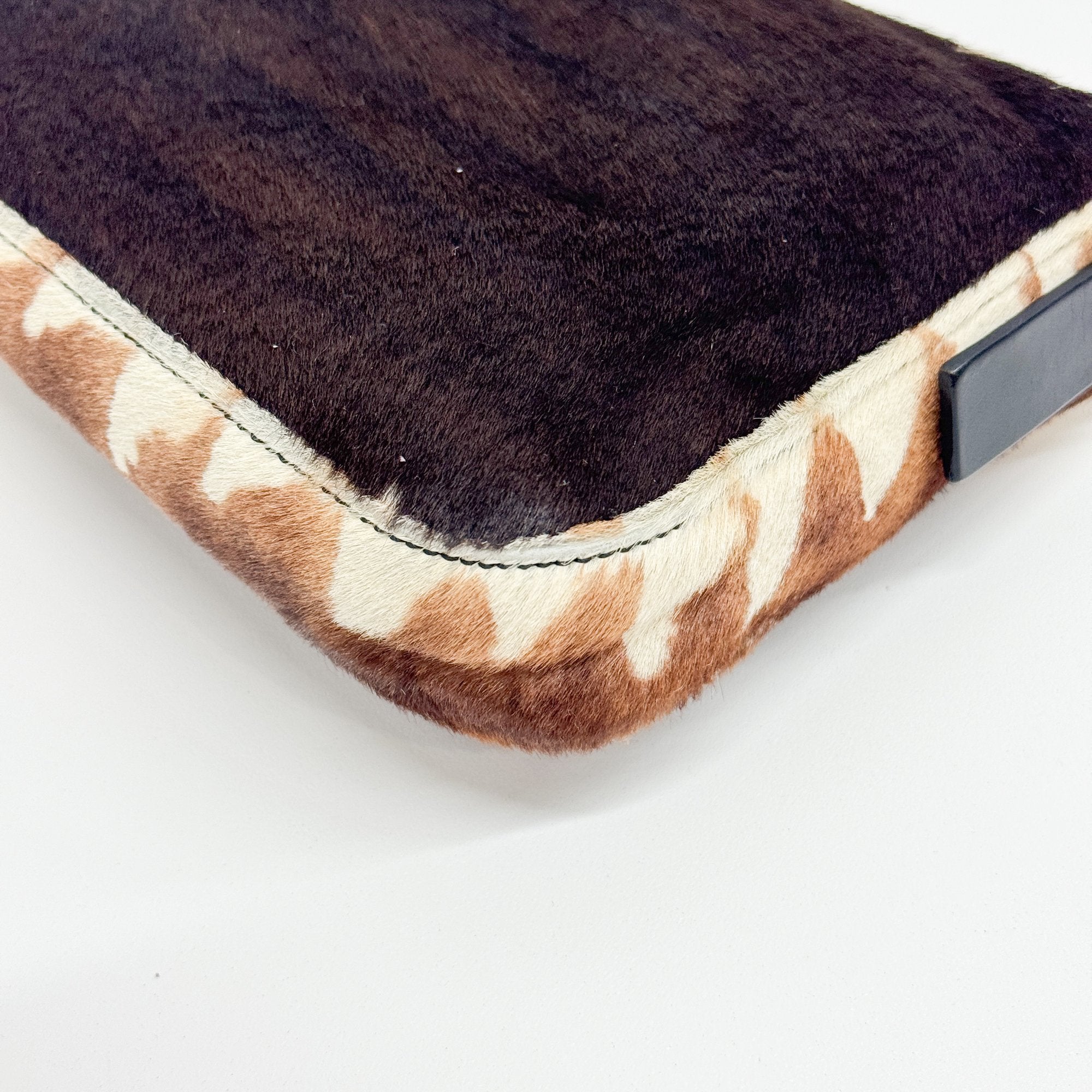 Baguette Brown Pony Hair Shoulder Bag