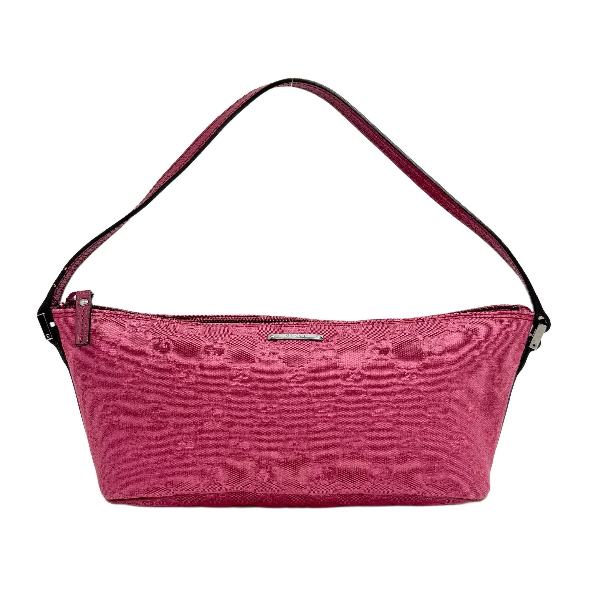 Boat Pink GG Canvas Hand Bag