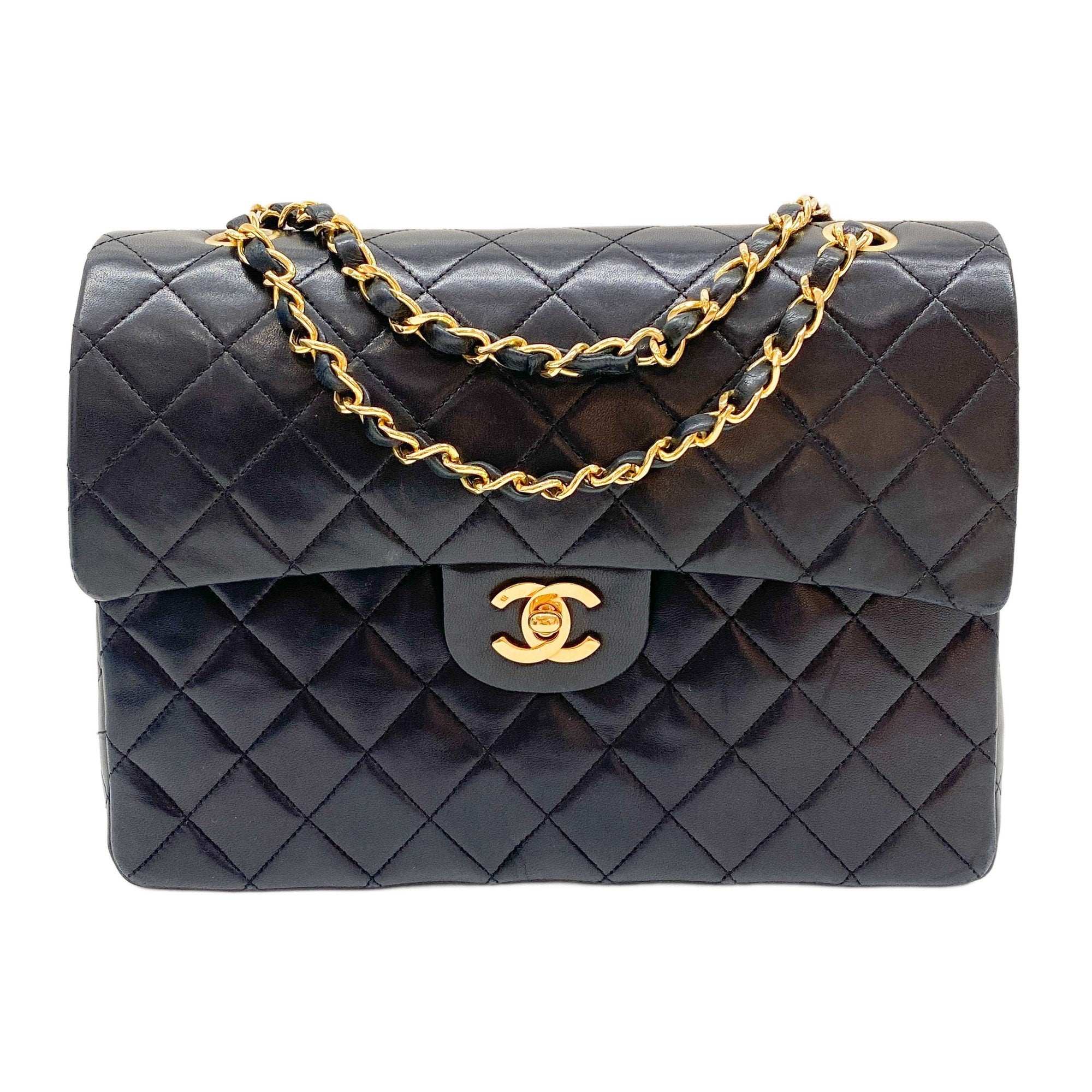 Classic Double Flap Black Shoulder Bag