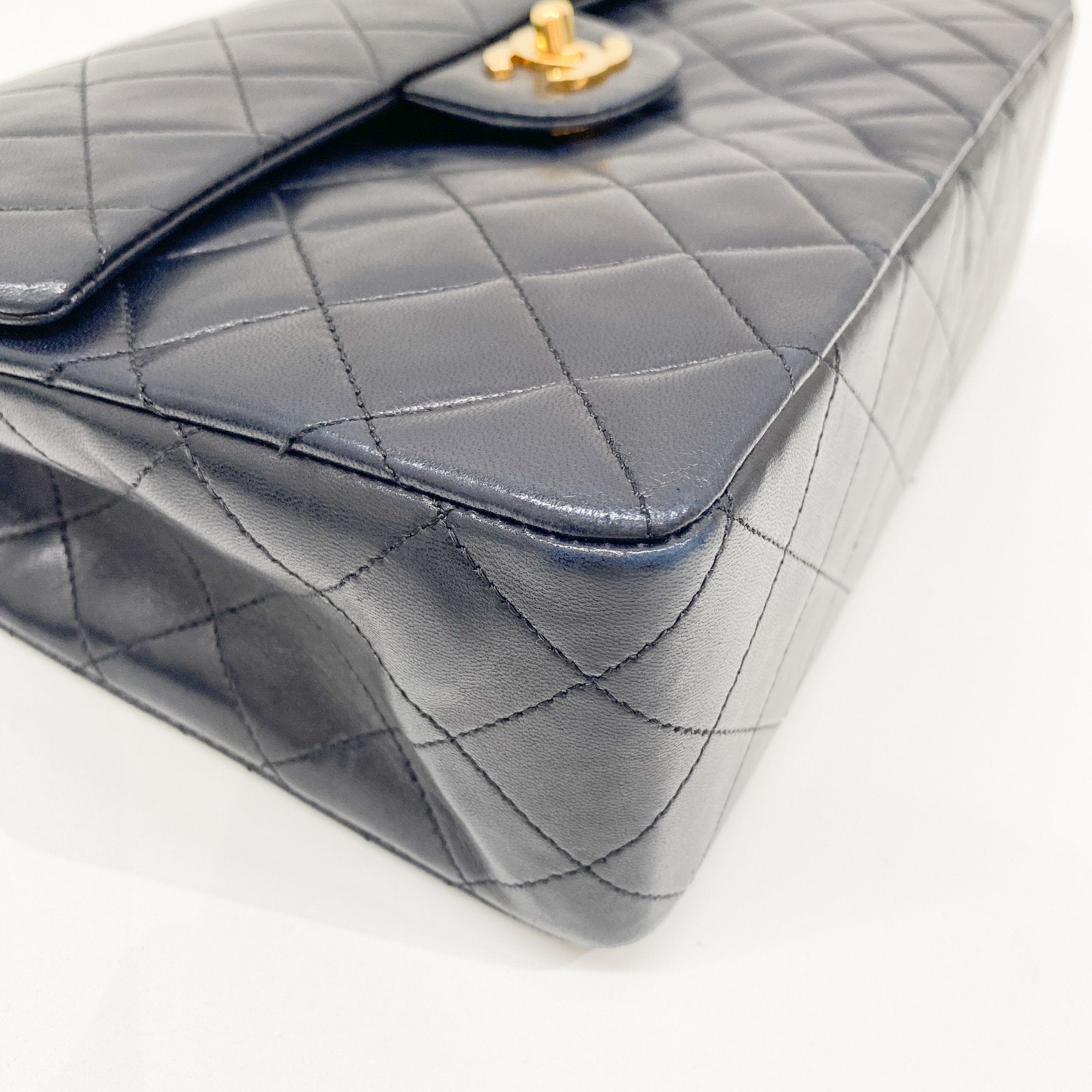 Classic Double Flap Black Shoulder Bag