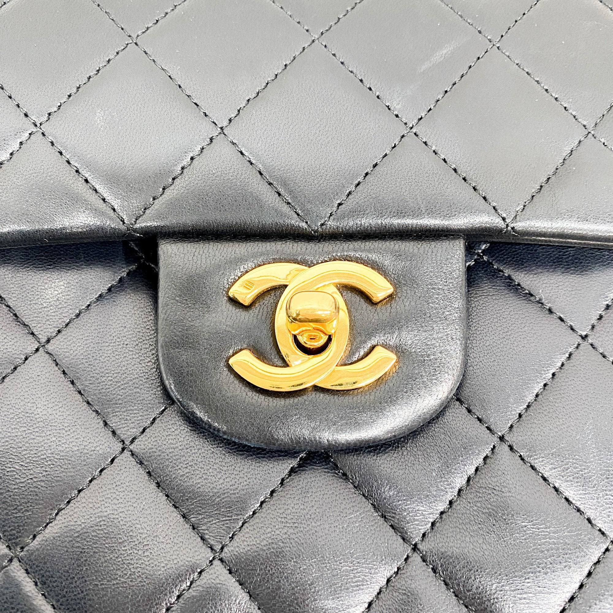 Classic Double Flap Black Shoulder Bag