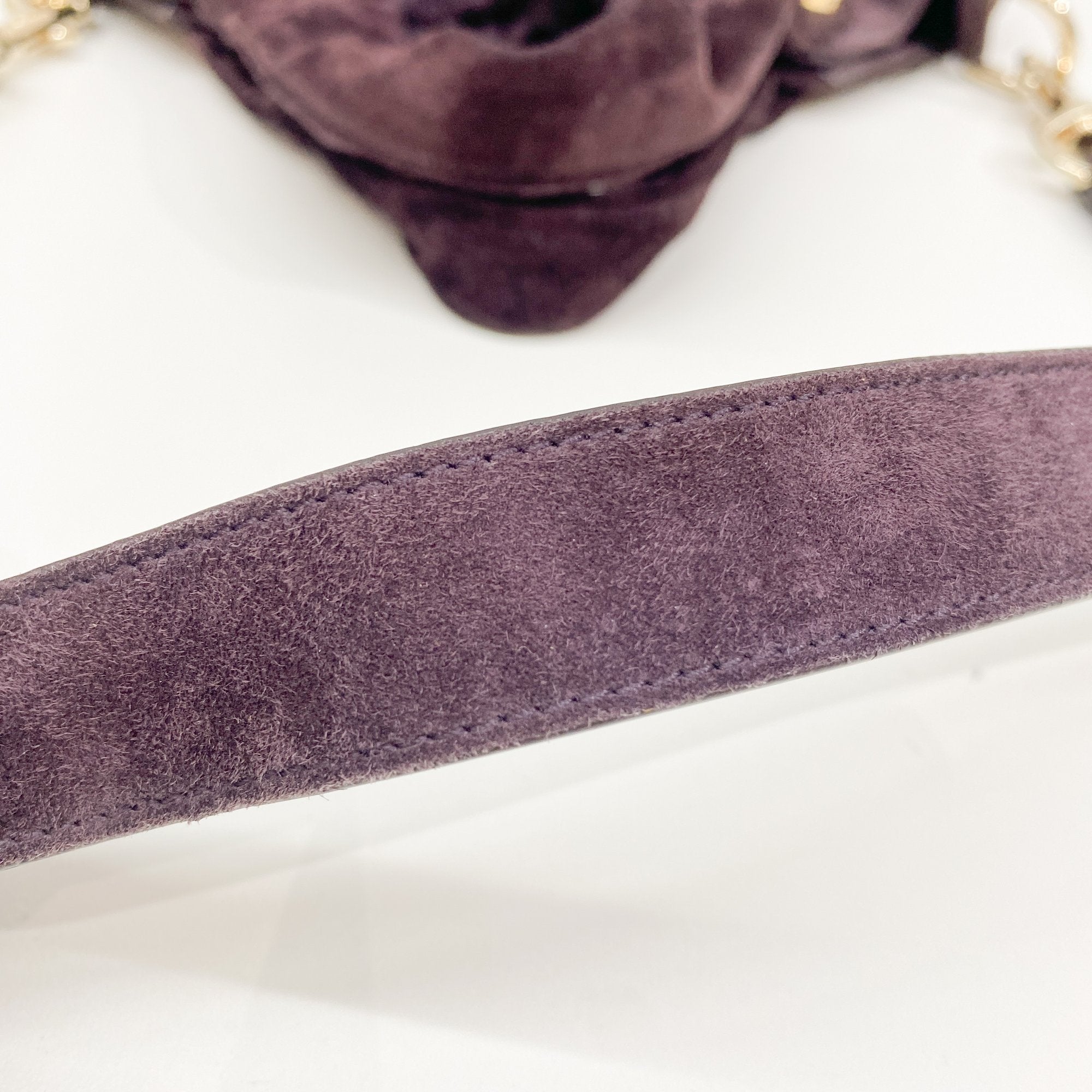 Hysteria Purple Suede Two Way Bag