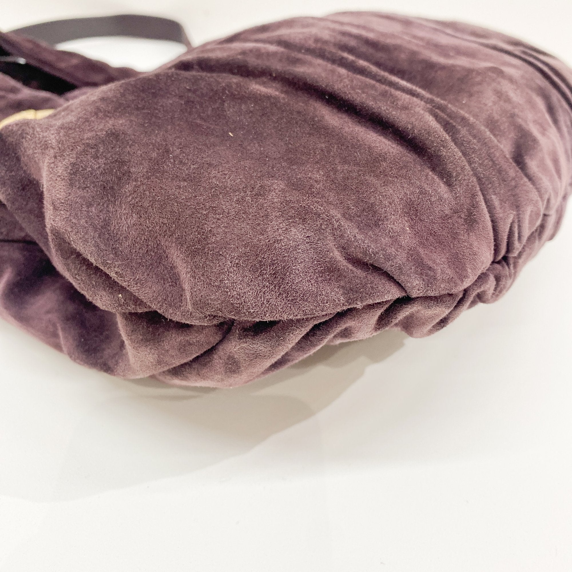 Hysteria Purple Suede Two Way Bag