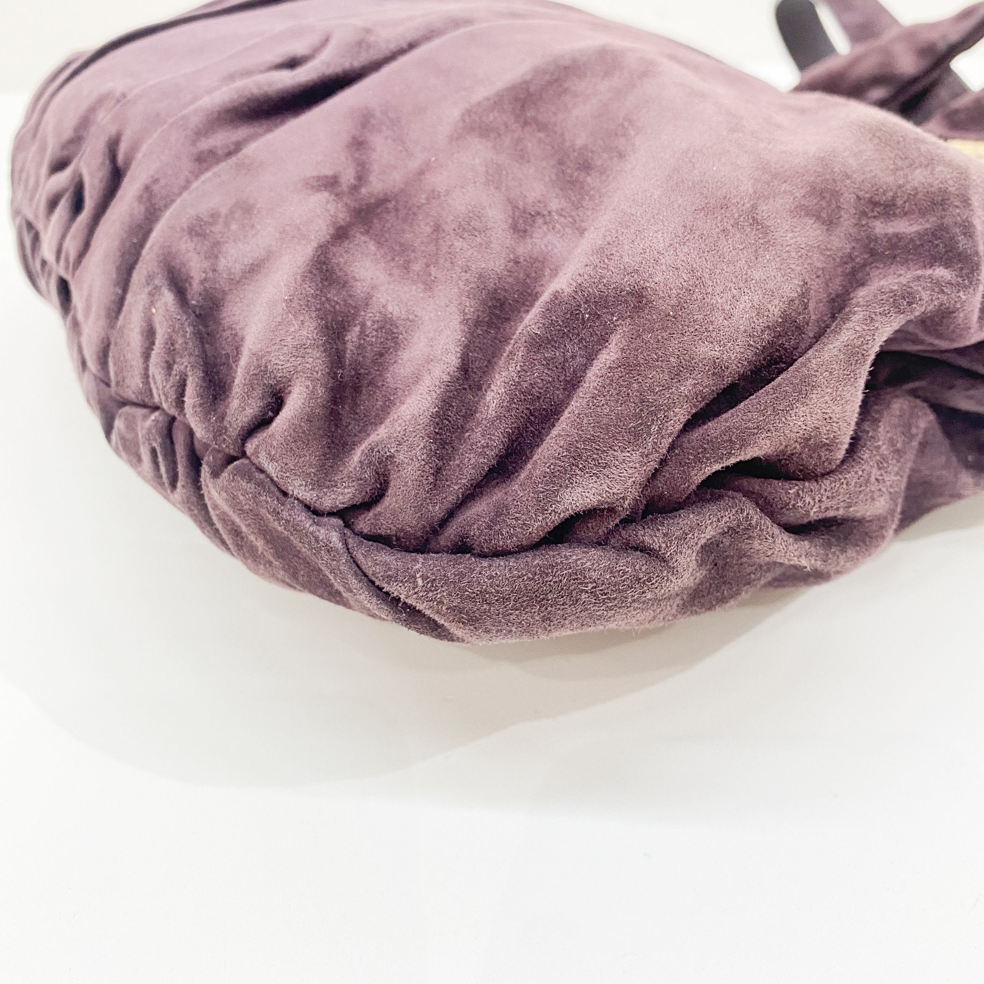 Hysteria Purple Suede Two Way Bag