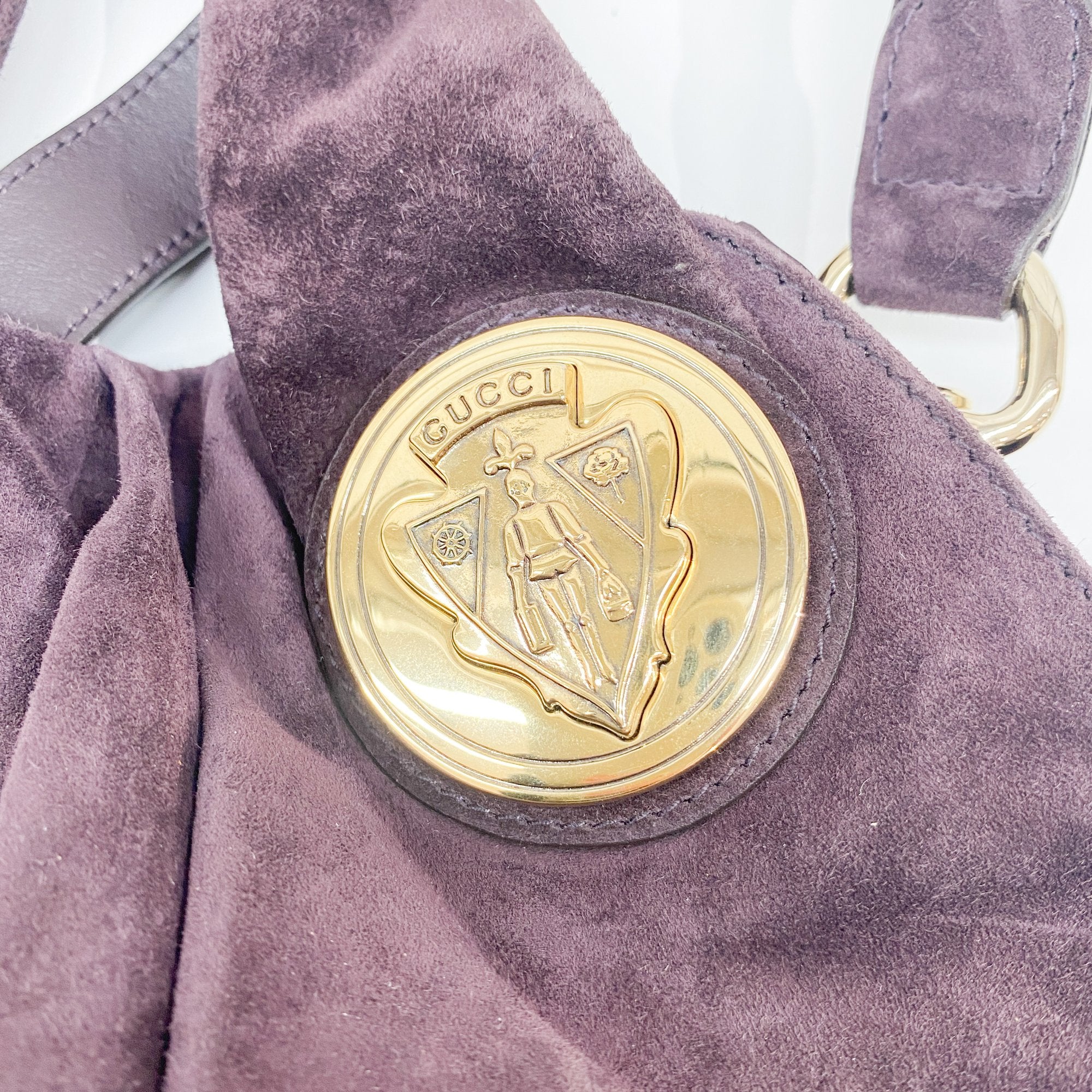 Hysteria Purple Suede Two Way Bag