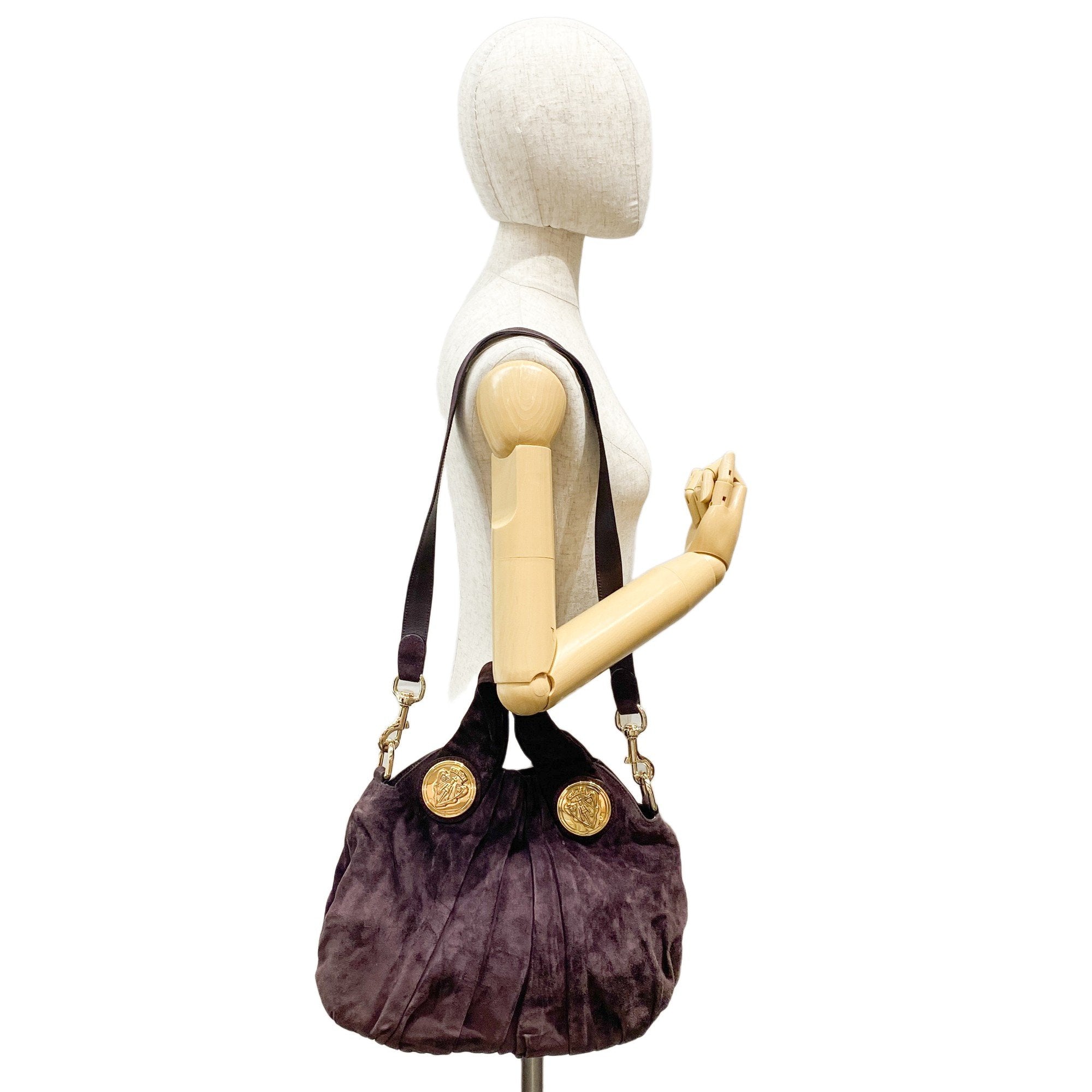 Hysteria Purple Suede Two Way Bag