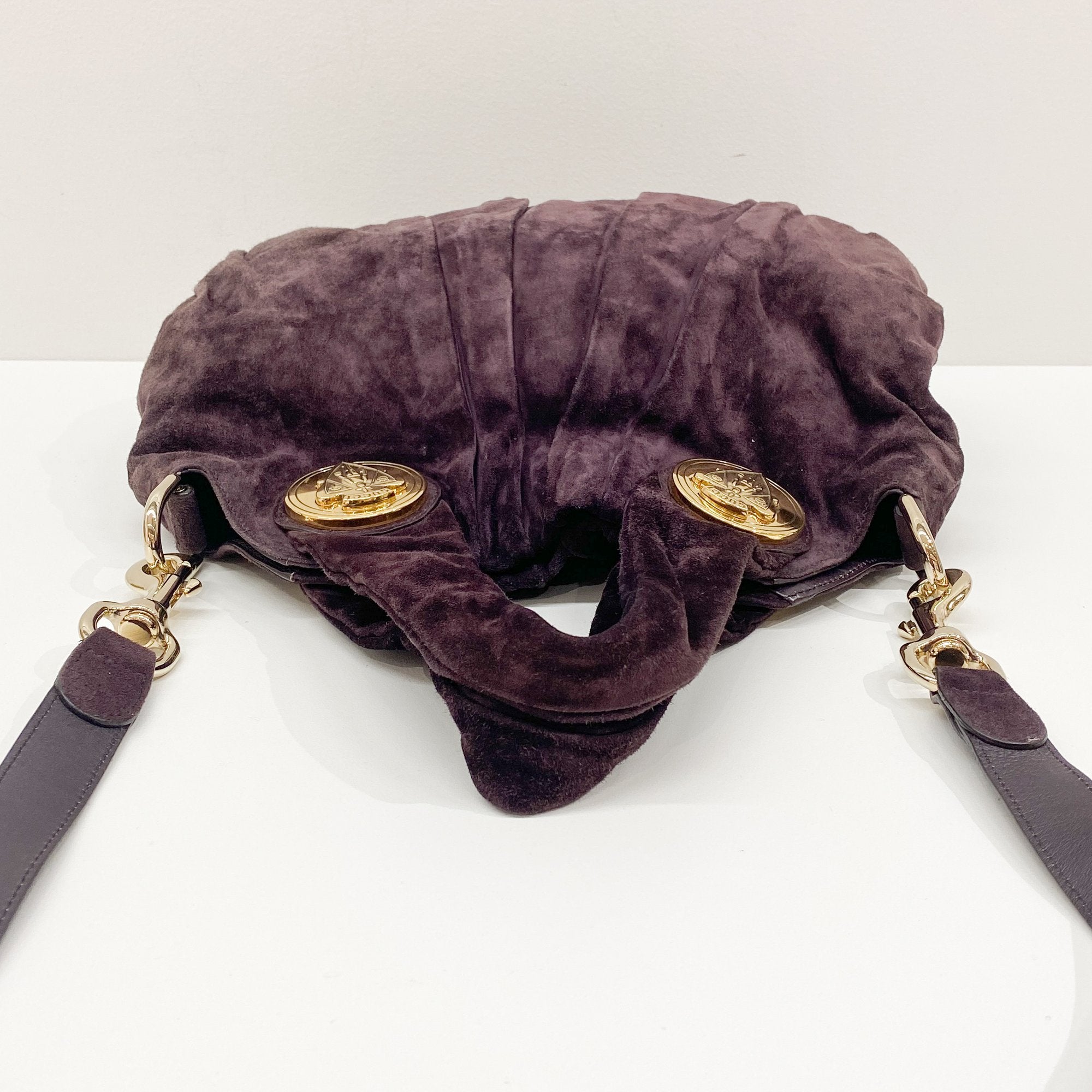 Hysteria Purple Suede Two Way Bag
