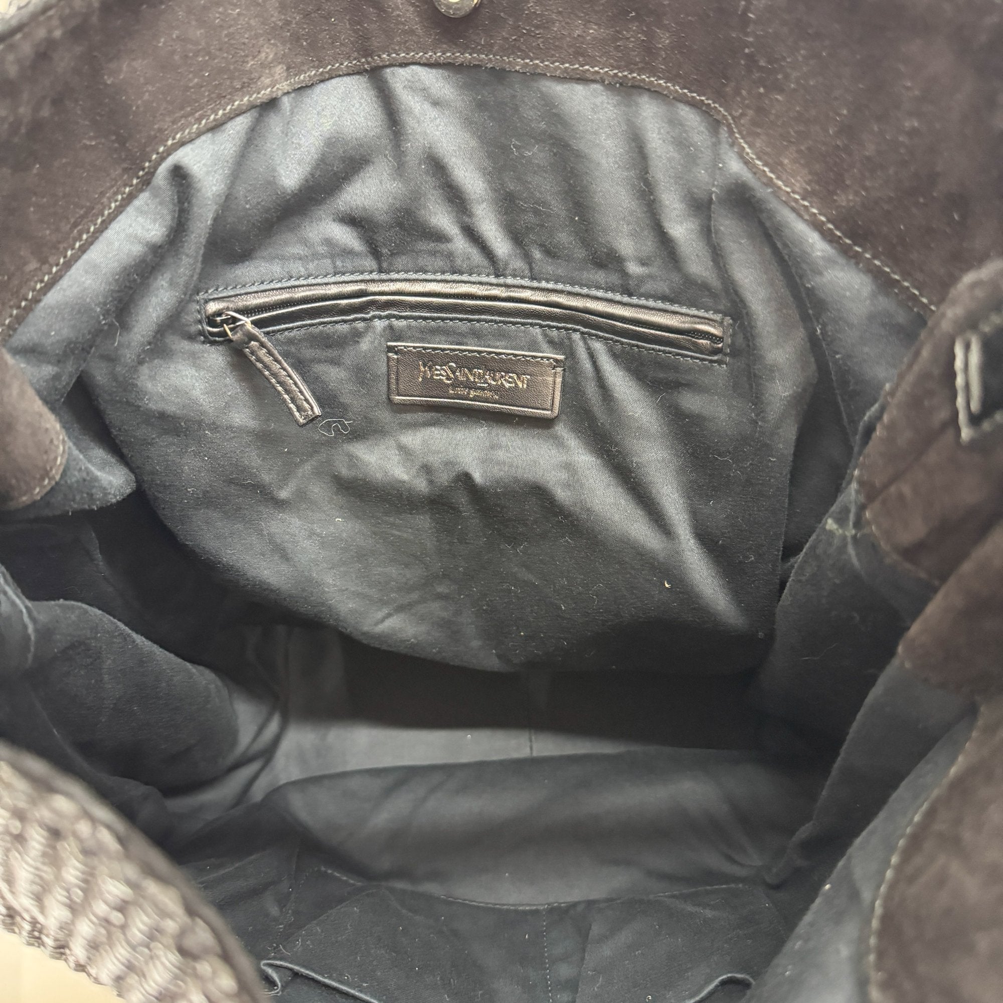 Roady Black Raffia Hobo Bag