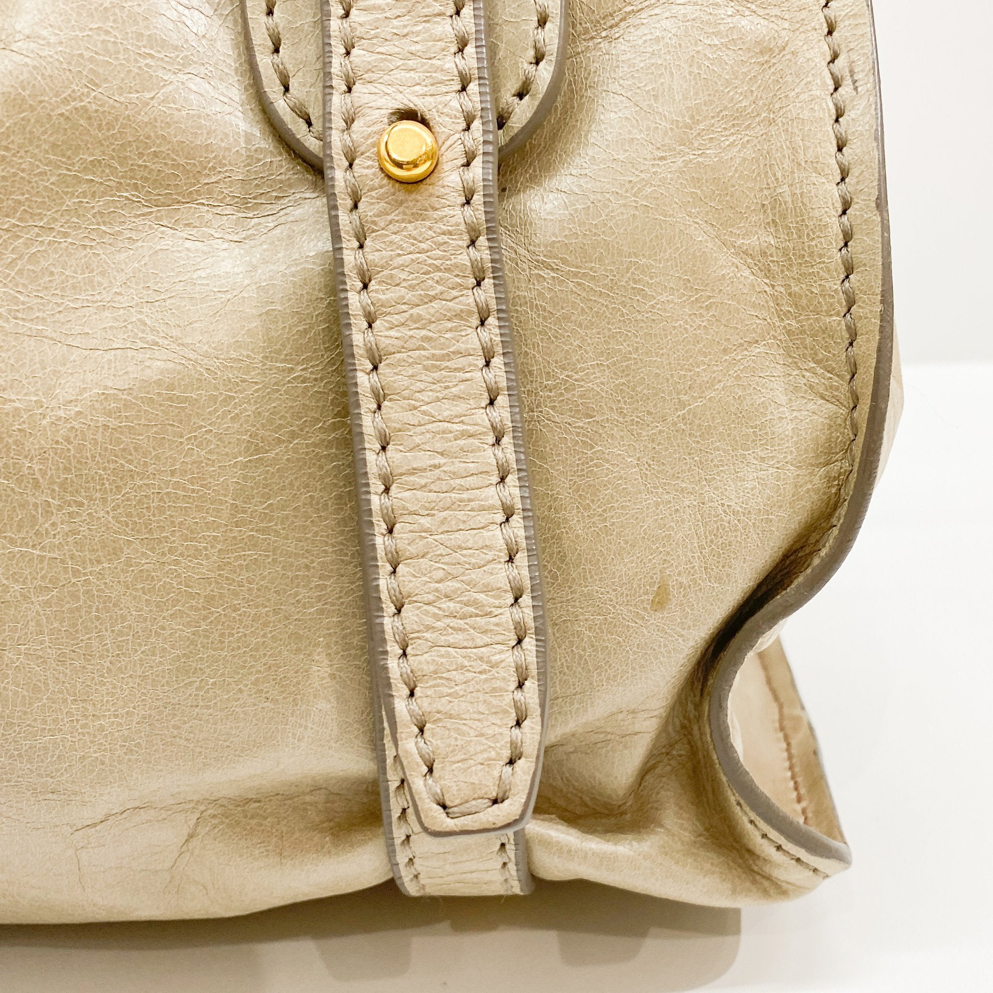 Vitello Lux Bow Bag Green Calfskin Leather Shoulder Bag