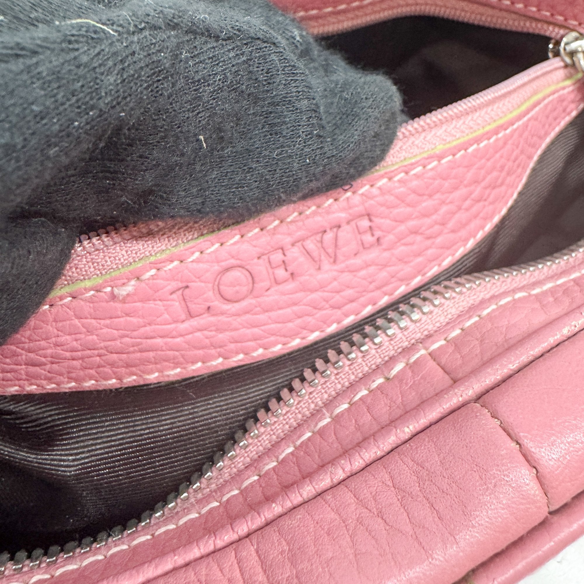 Senda Pink Leather Shoulder Bag