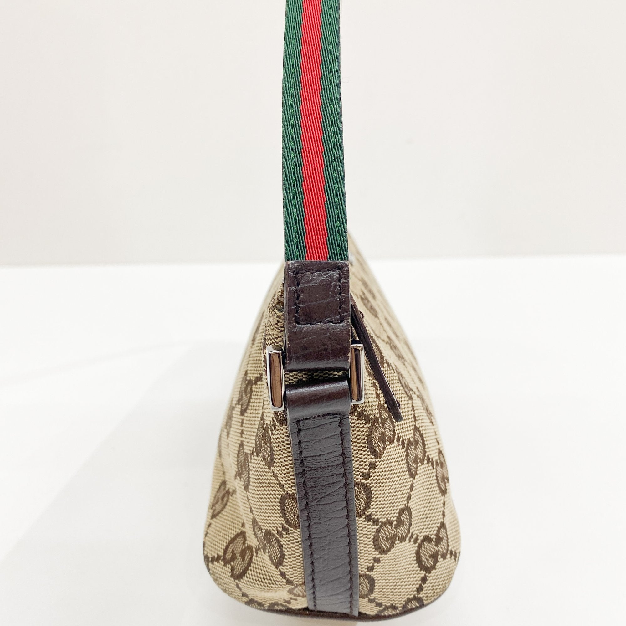 Boat Brown GG Canvas Hand Bag