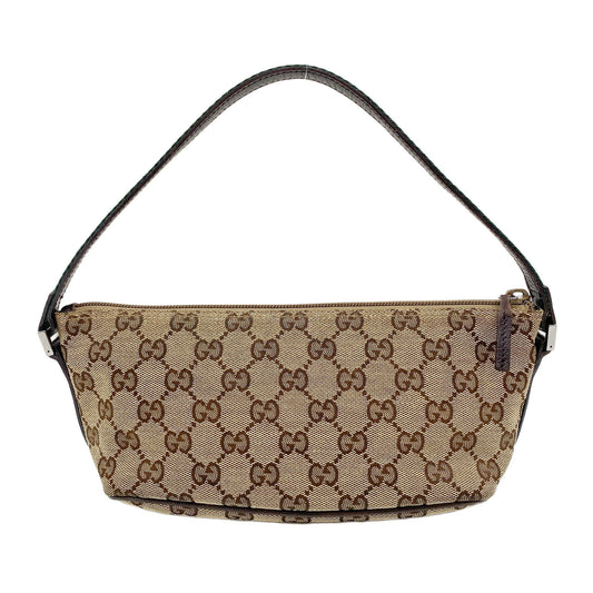 Boat Brown GG Canvas Hand Bag