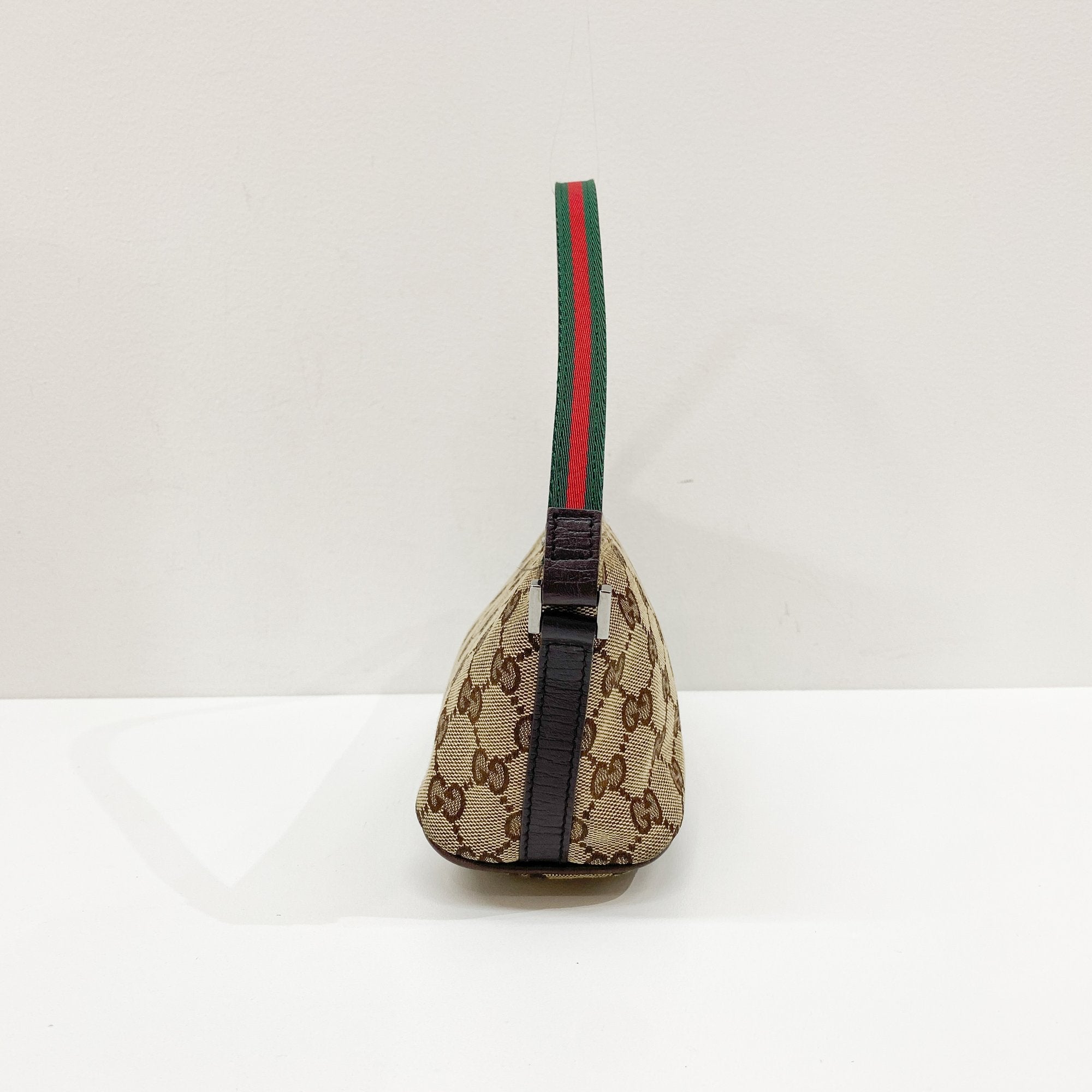 Boat Brown GG Canvas Hand Bag