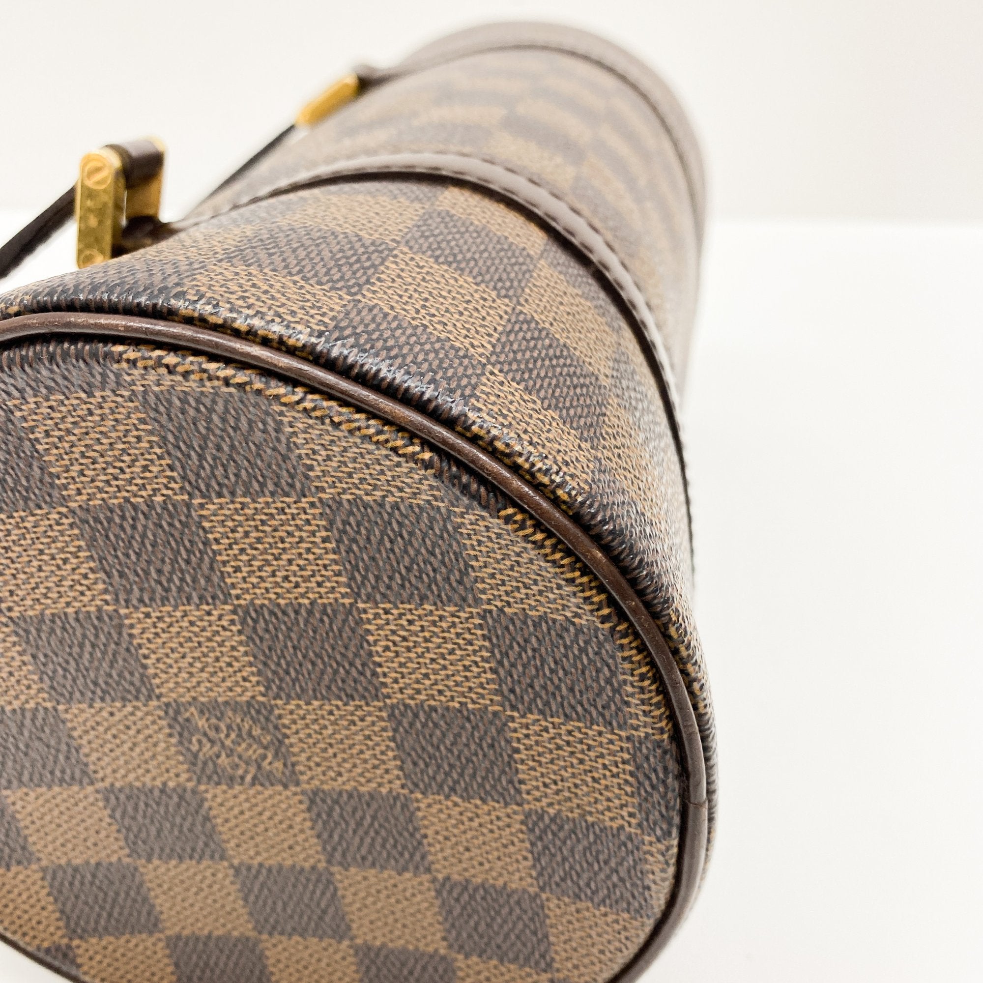 Papillon Brown Damier Hand Bag
