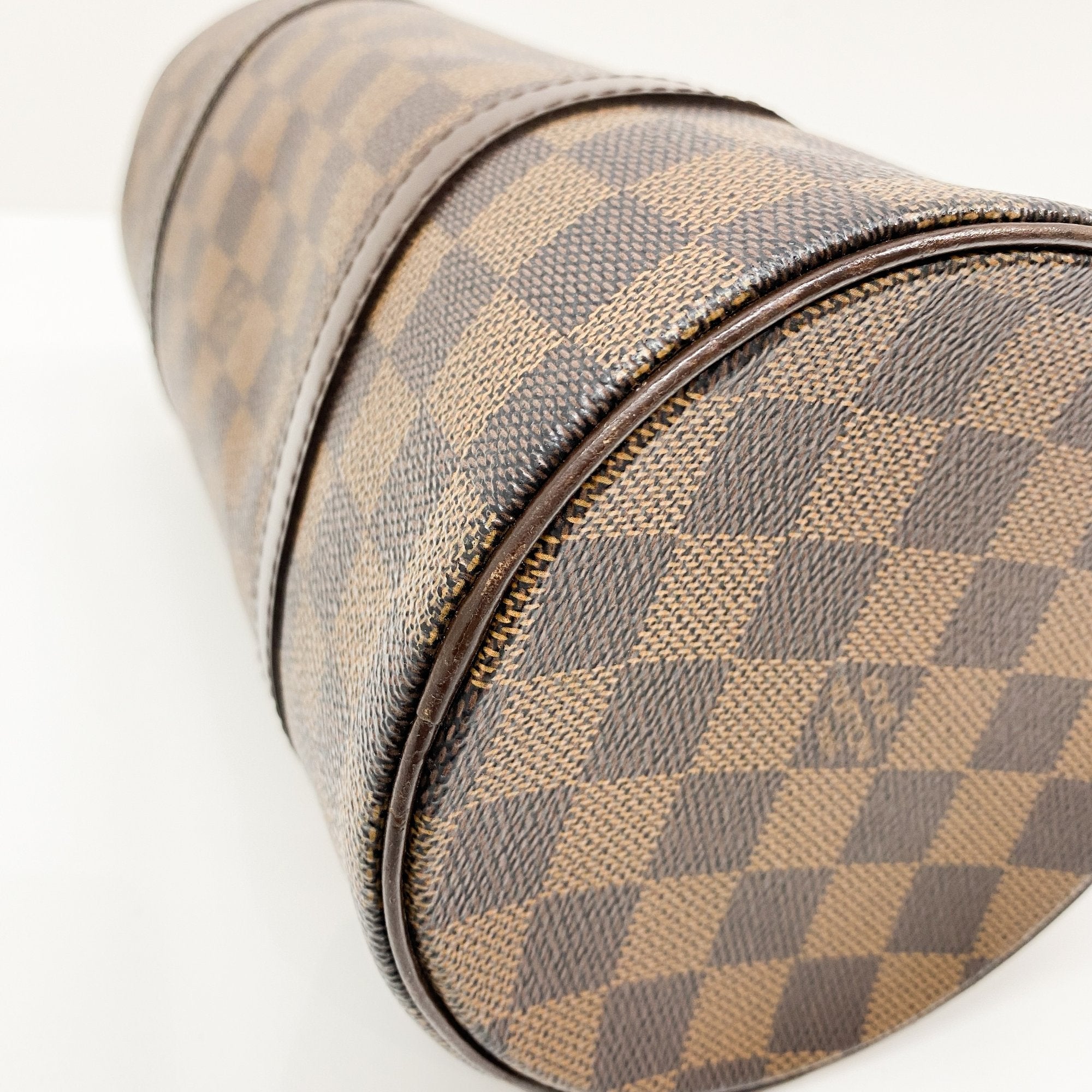 Papillon Brown Damier Hand Bag