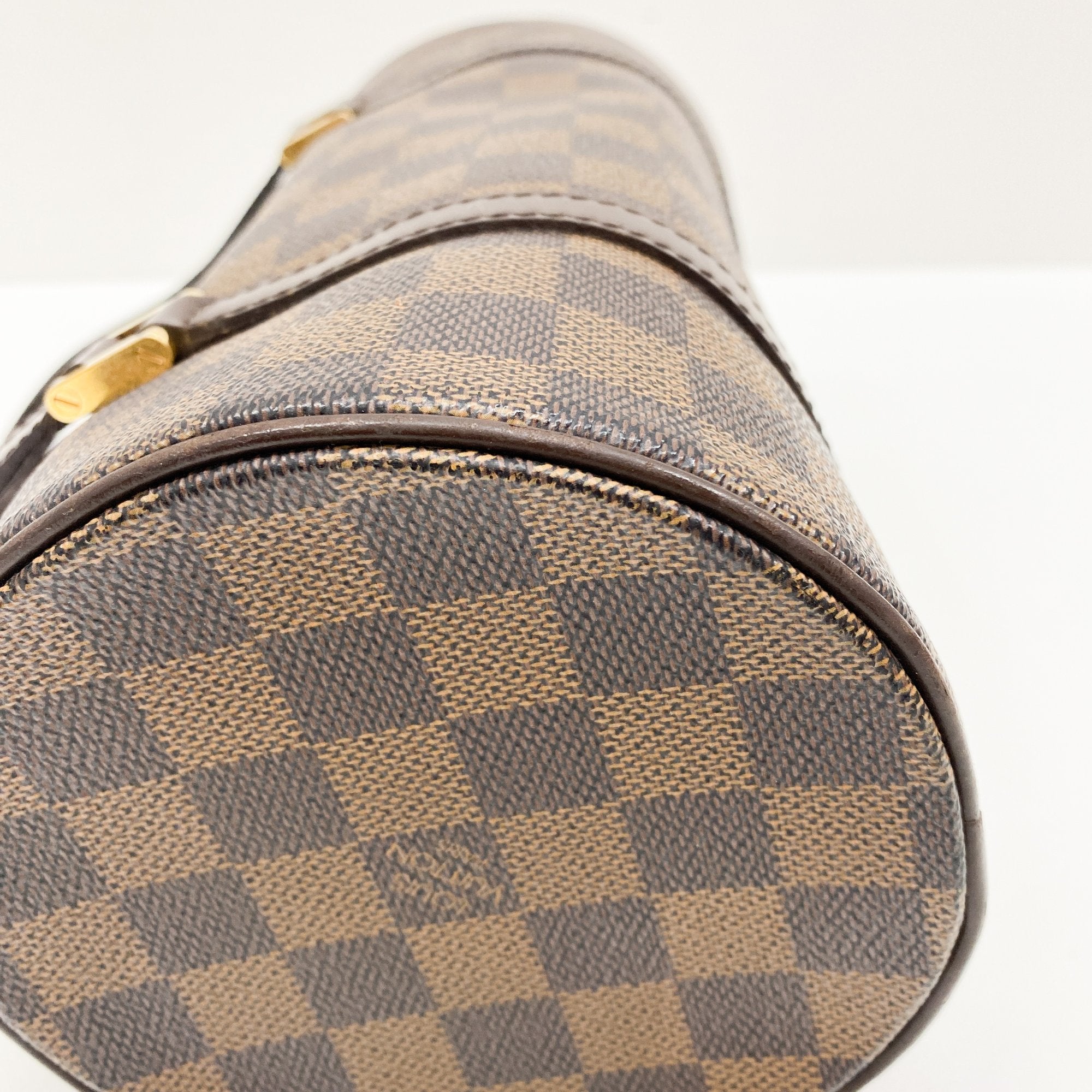 Papillon Brown Damier Hand Bag