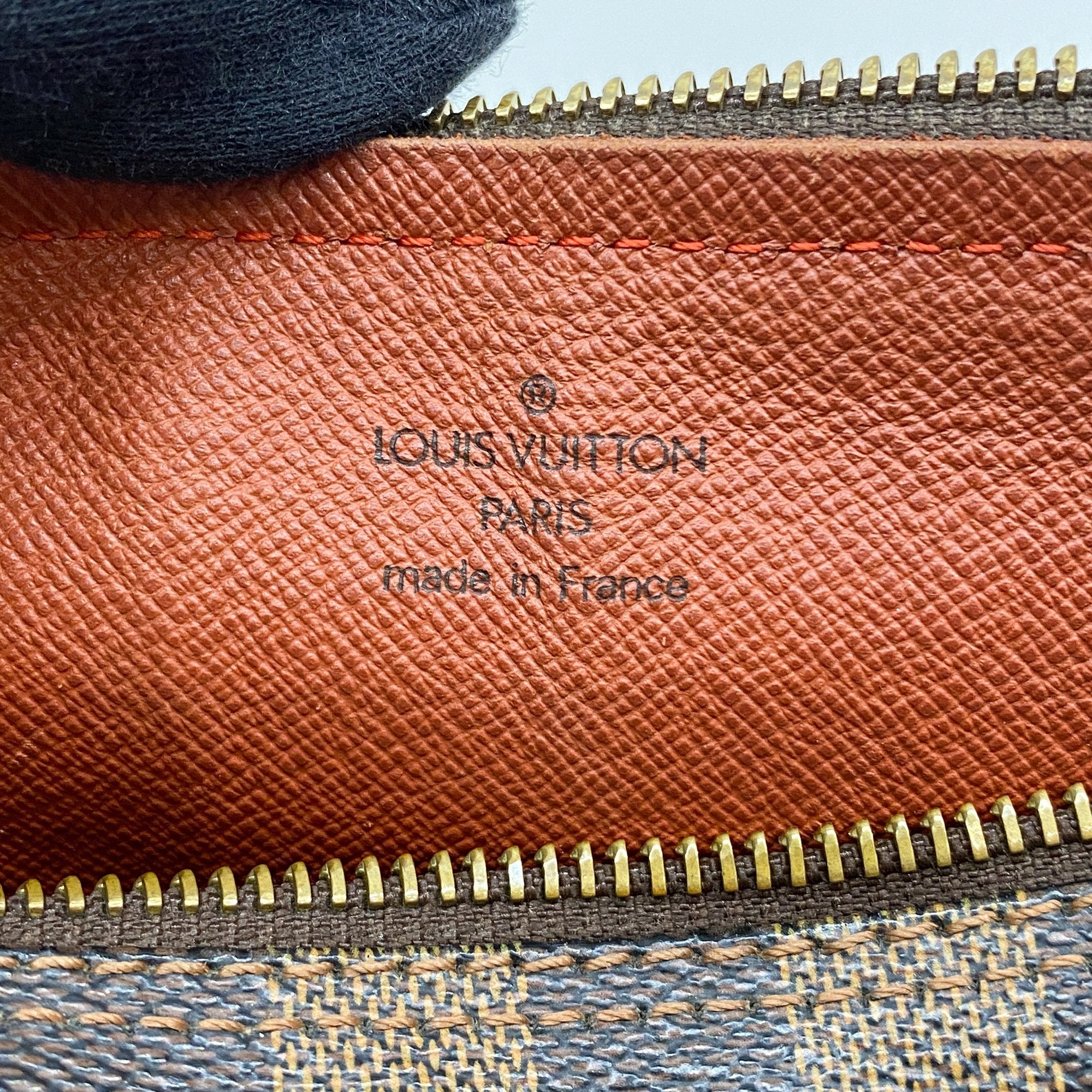 Papillon Brown Damier Hand Bag