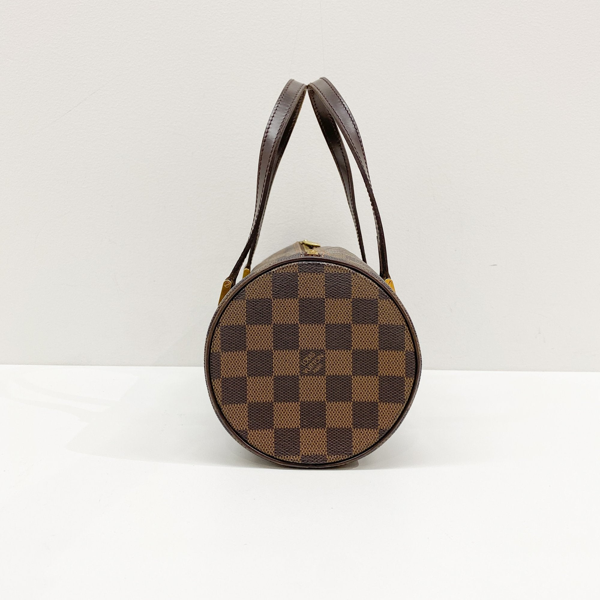 Papillon Brown Damier Hand Bag