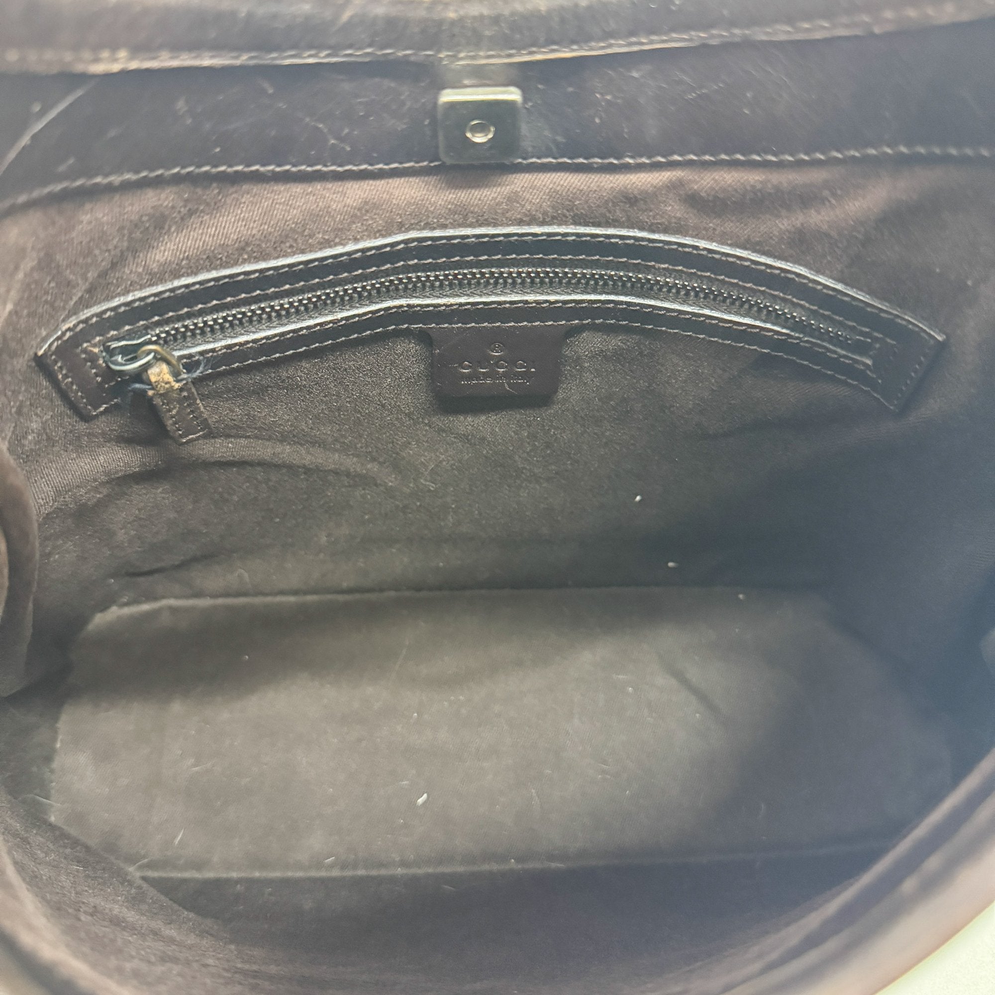 Brown GG Canvas Hobo Bag