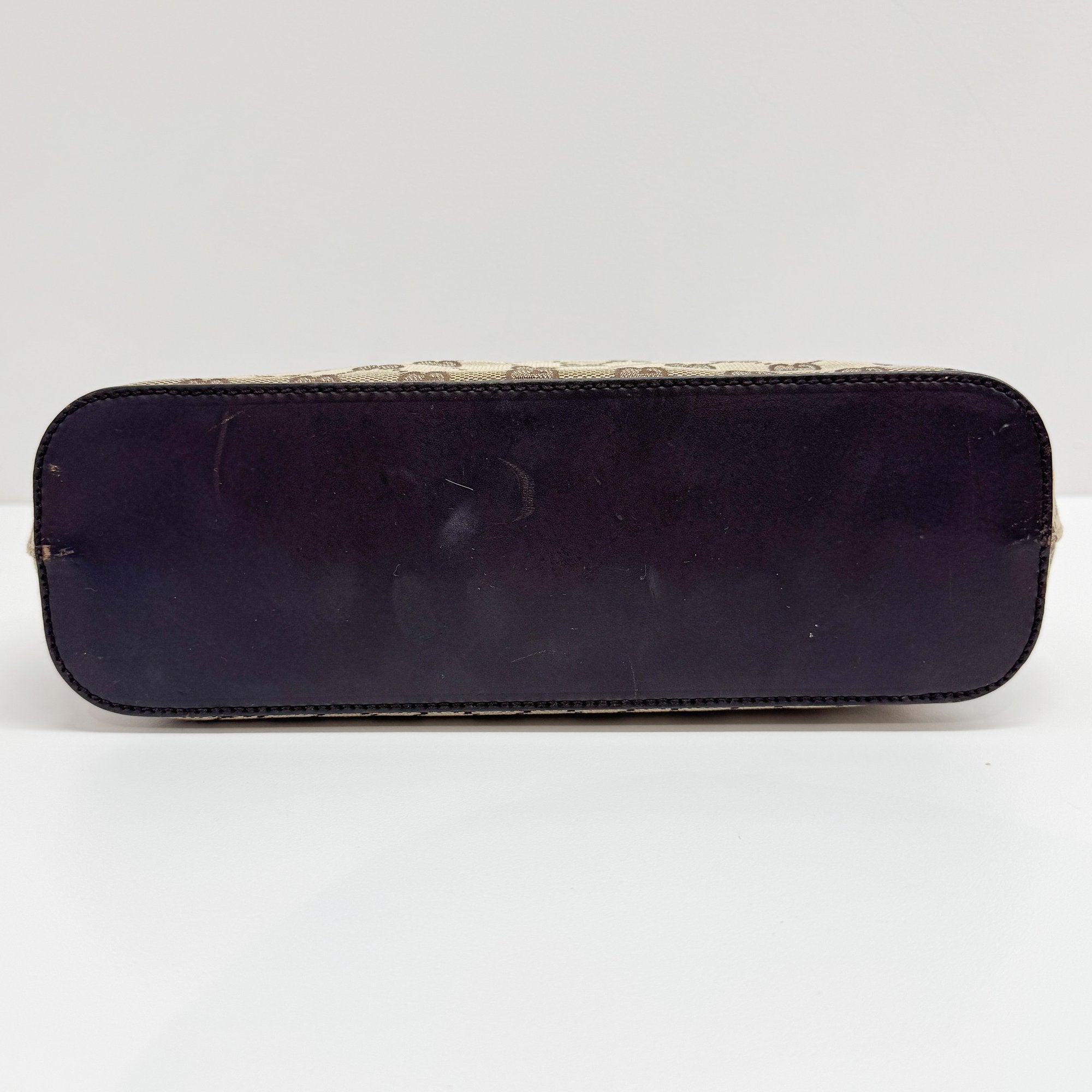 Brown GG Canvas Hobo Bag