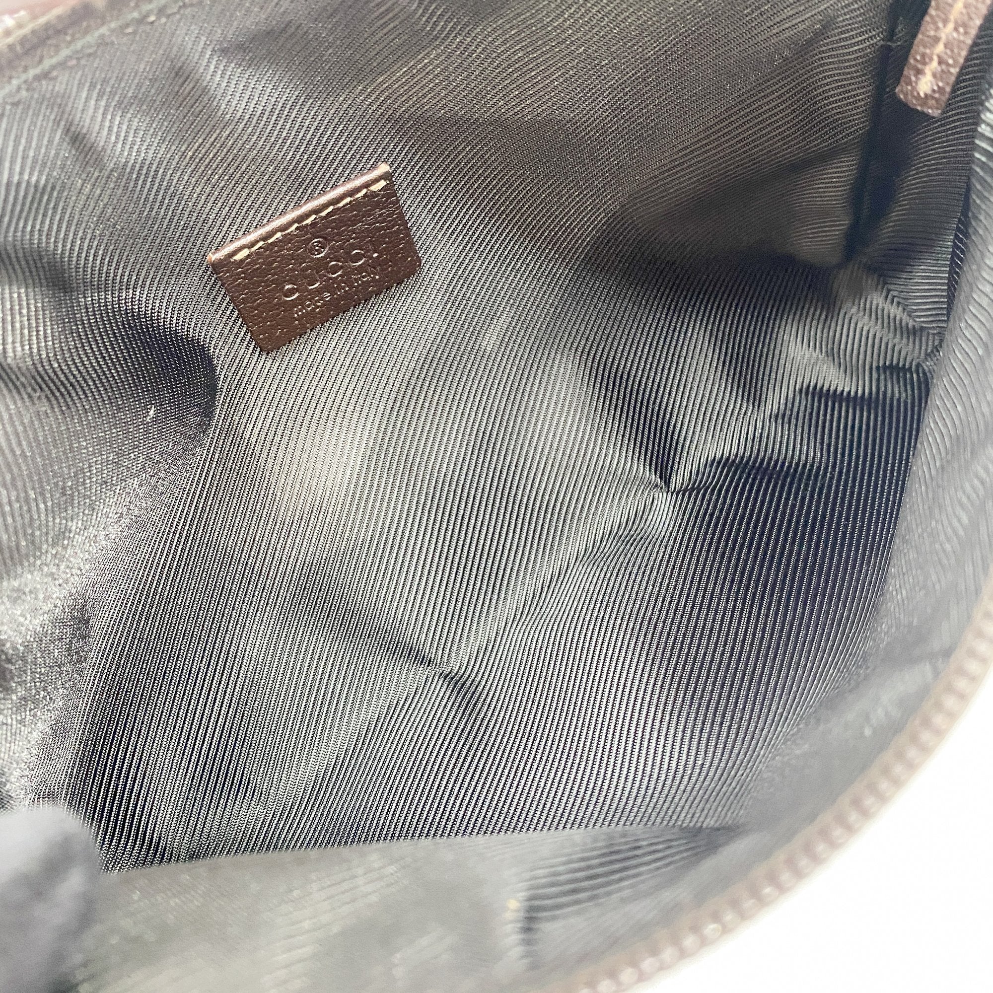 Abbey Brown GG Canvas Shoulder Bag