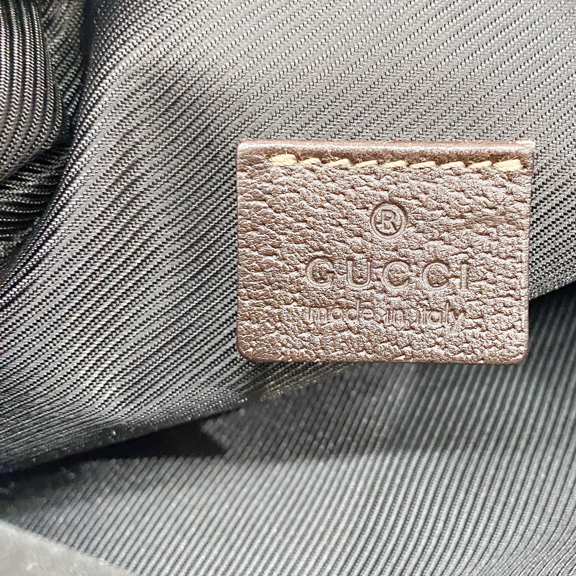 Abbey Brown GG Canvas Shoulder Bag