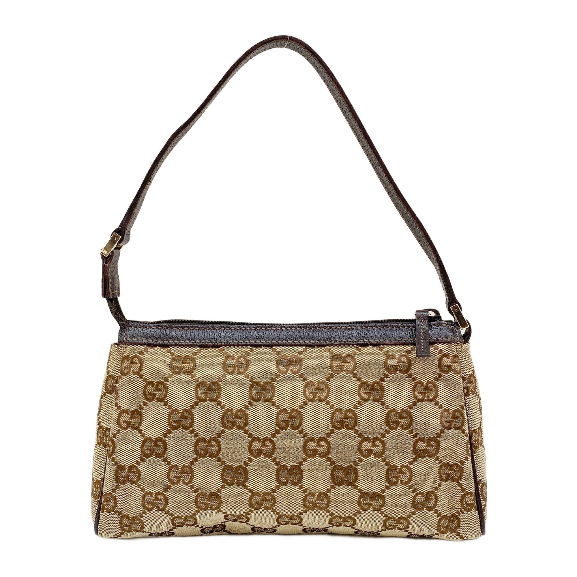 Abbey Brown GG Canvas Shoulder Bag