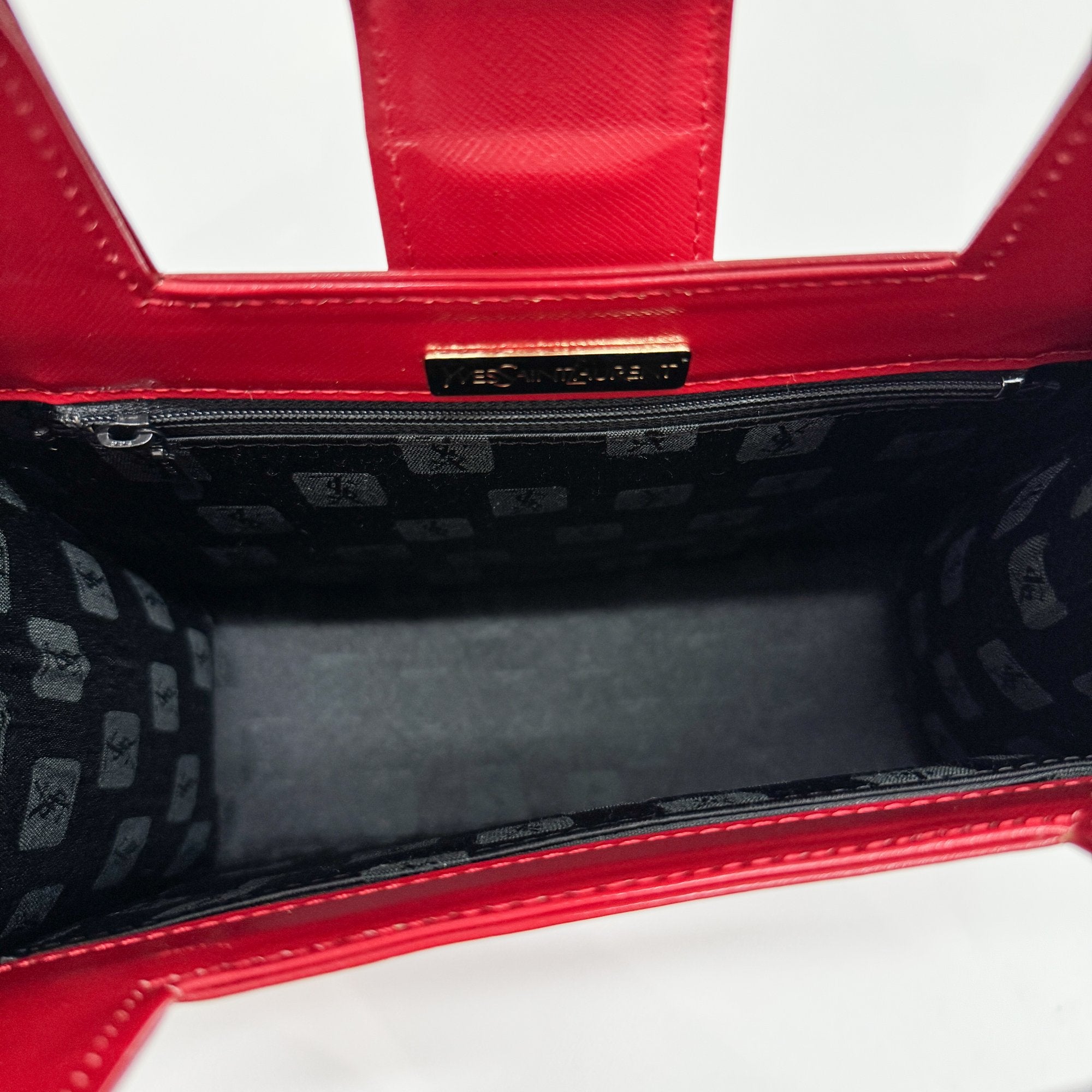 Red Patent Leather Hand Bag