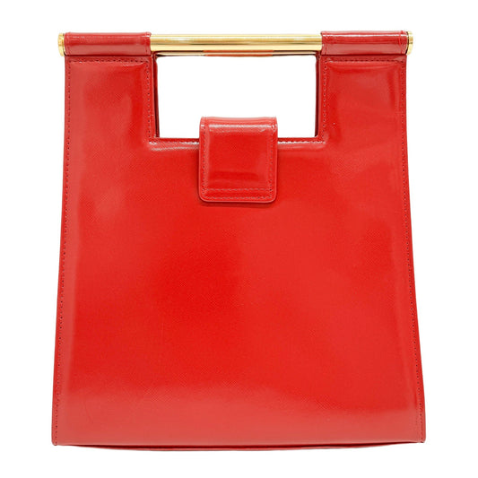 Red Patent Leather Hand Bag