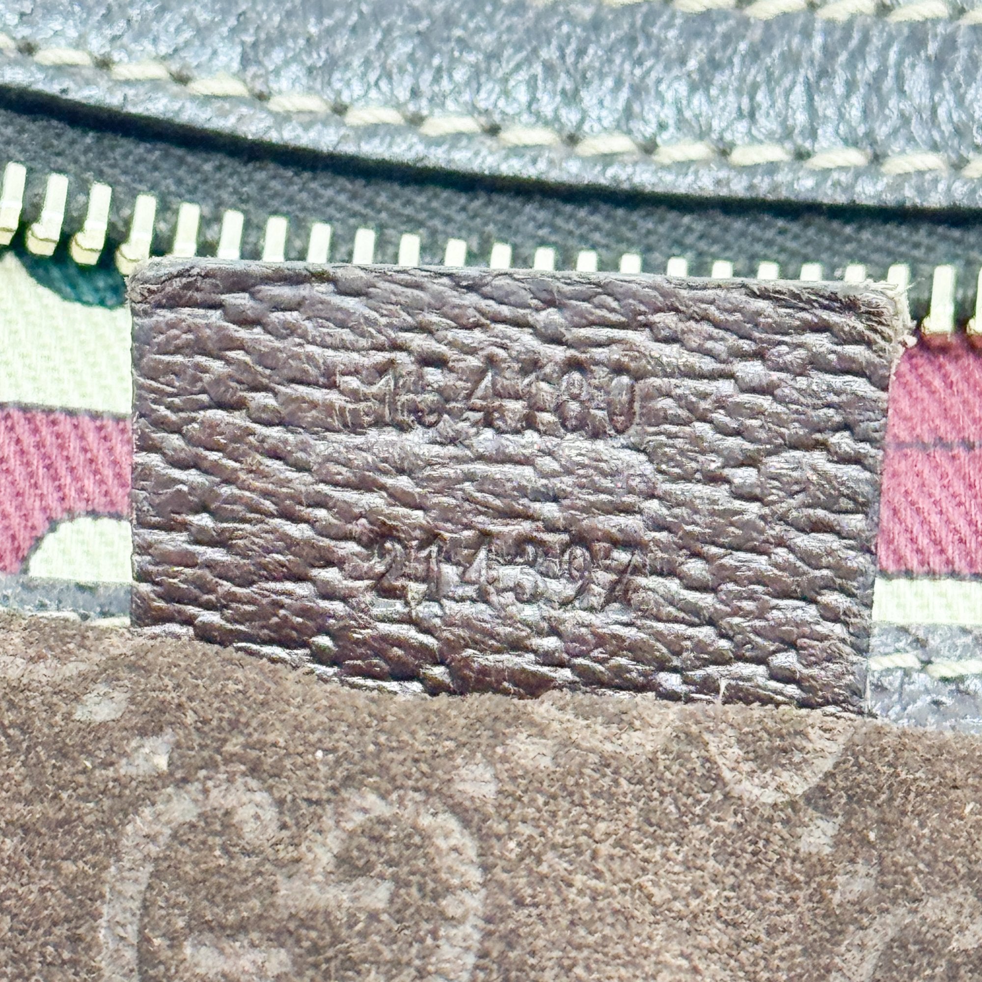 GG Brown Suede Shoulder Bag