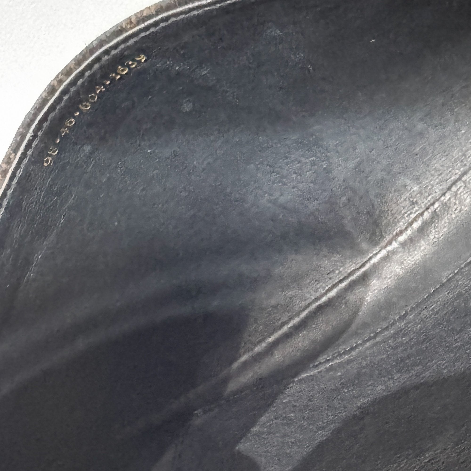 Blondie Black GG Canvas Suede Clutch Bag