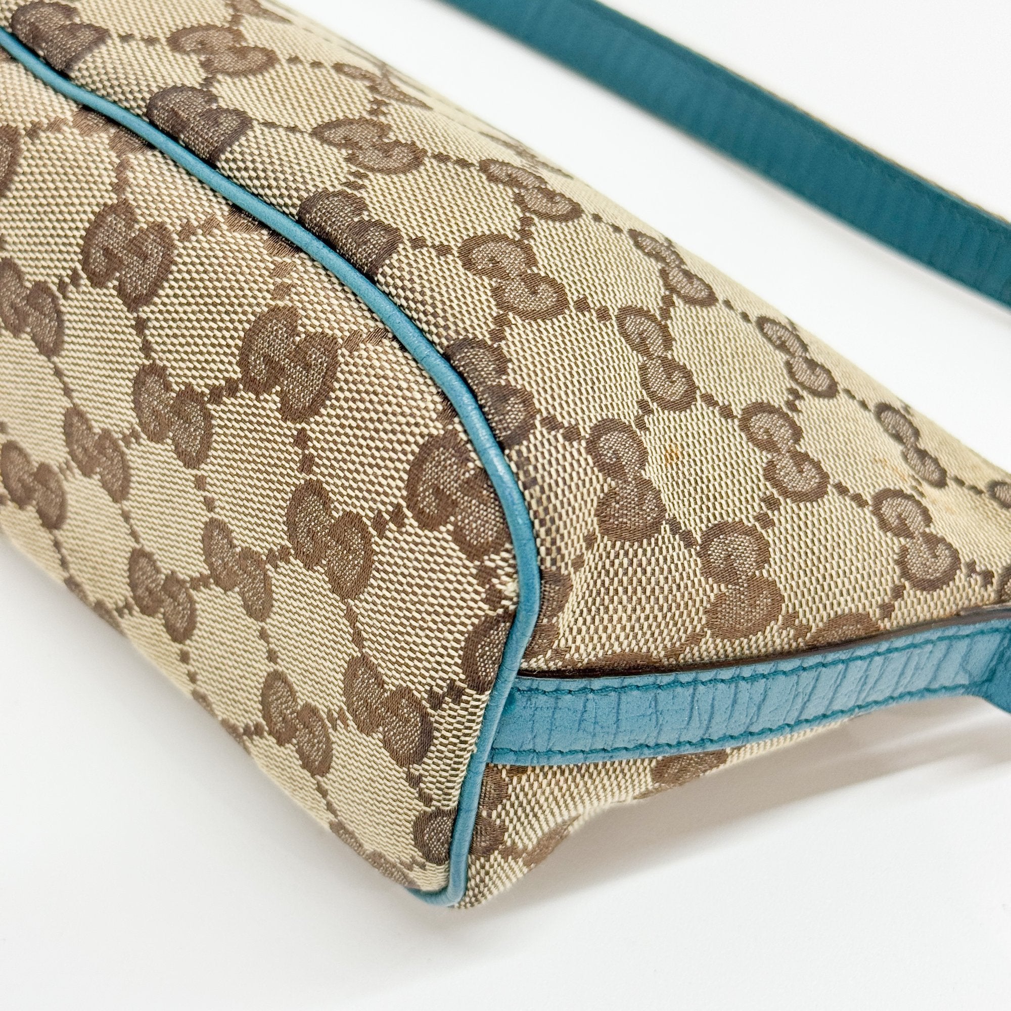 Boat GG Brown Canvas Shouler Bag