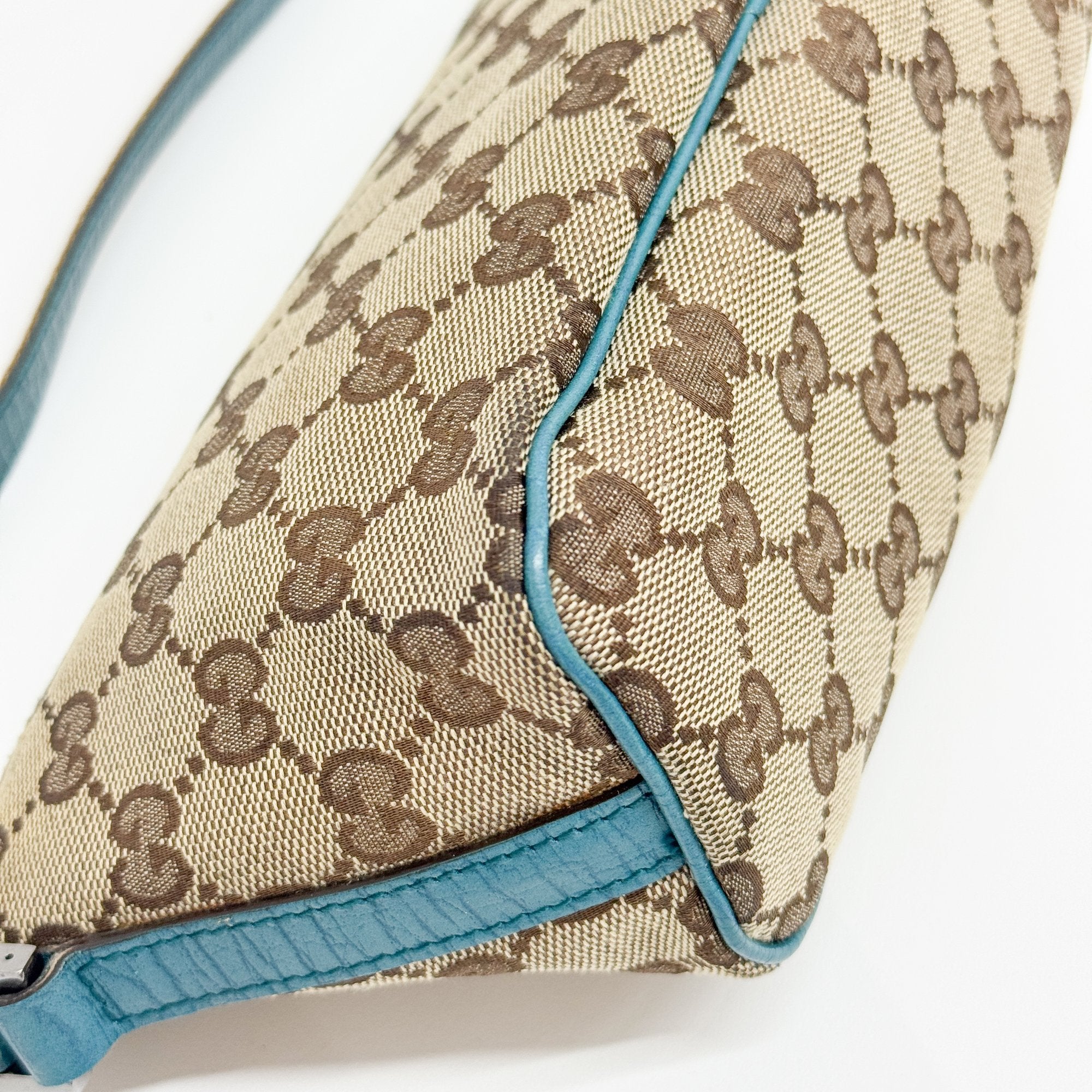 Boat GG Brown Canvas Shouler Bag