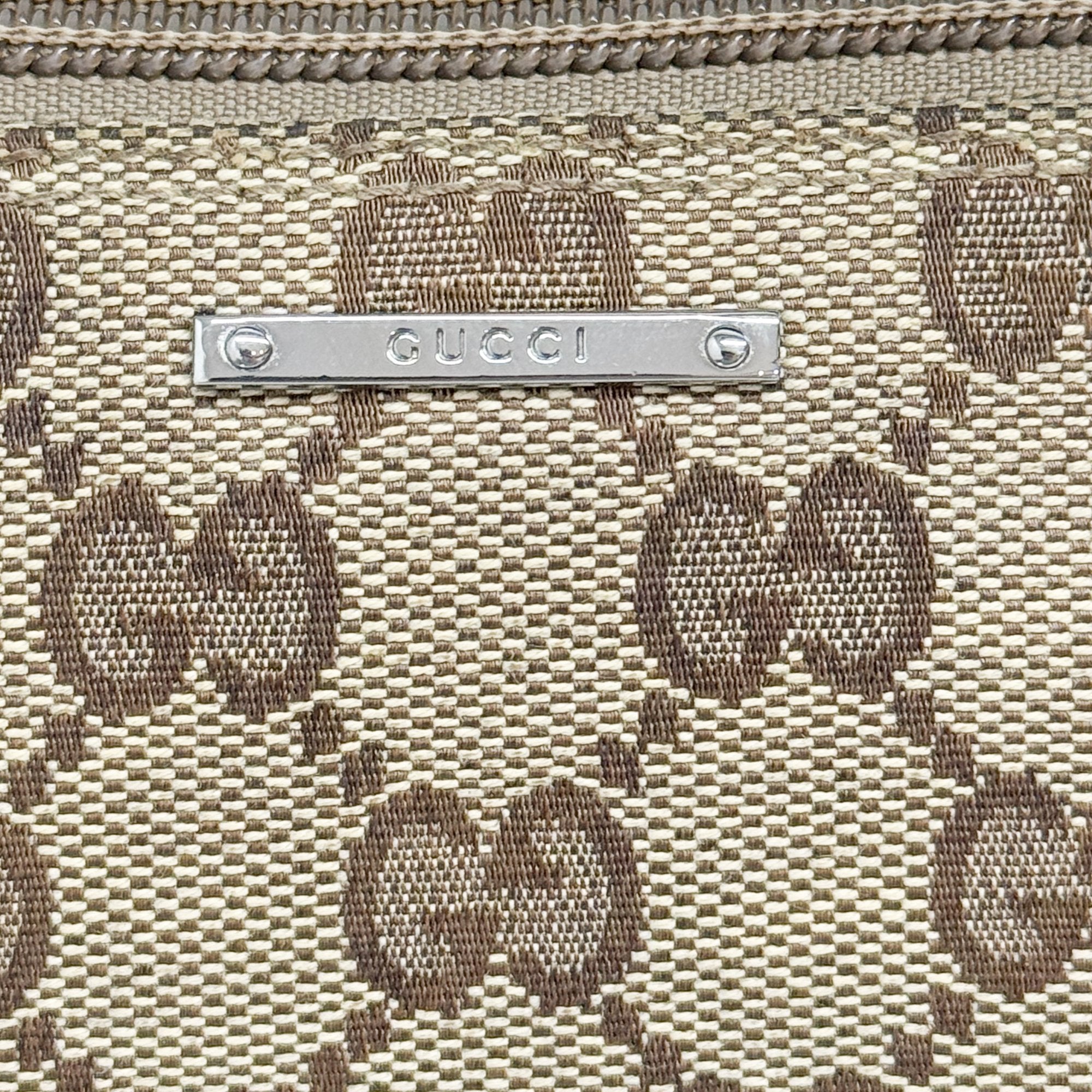 Boat GG Brown Canvas Shouler Bag