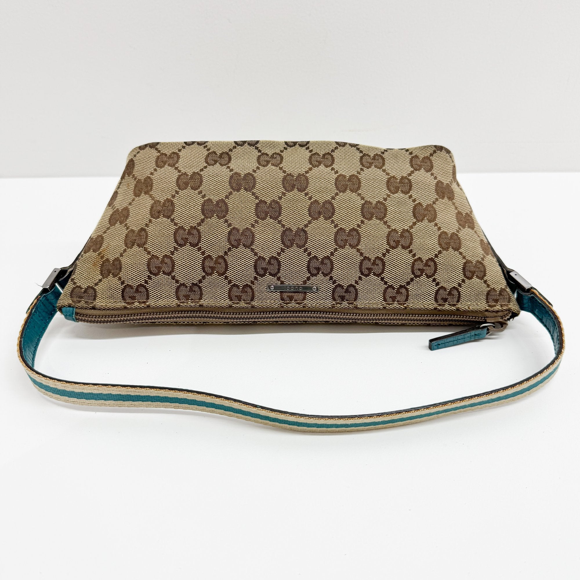 Boat GG Brown Canvas Shouler Bag