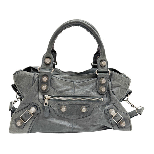 The Part Time Deep Green Calfskin Leather Two Way Bag