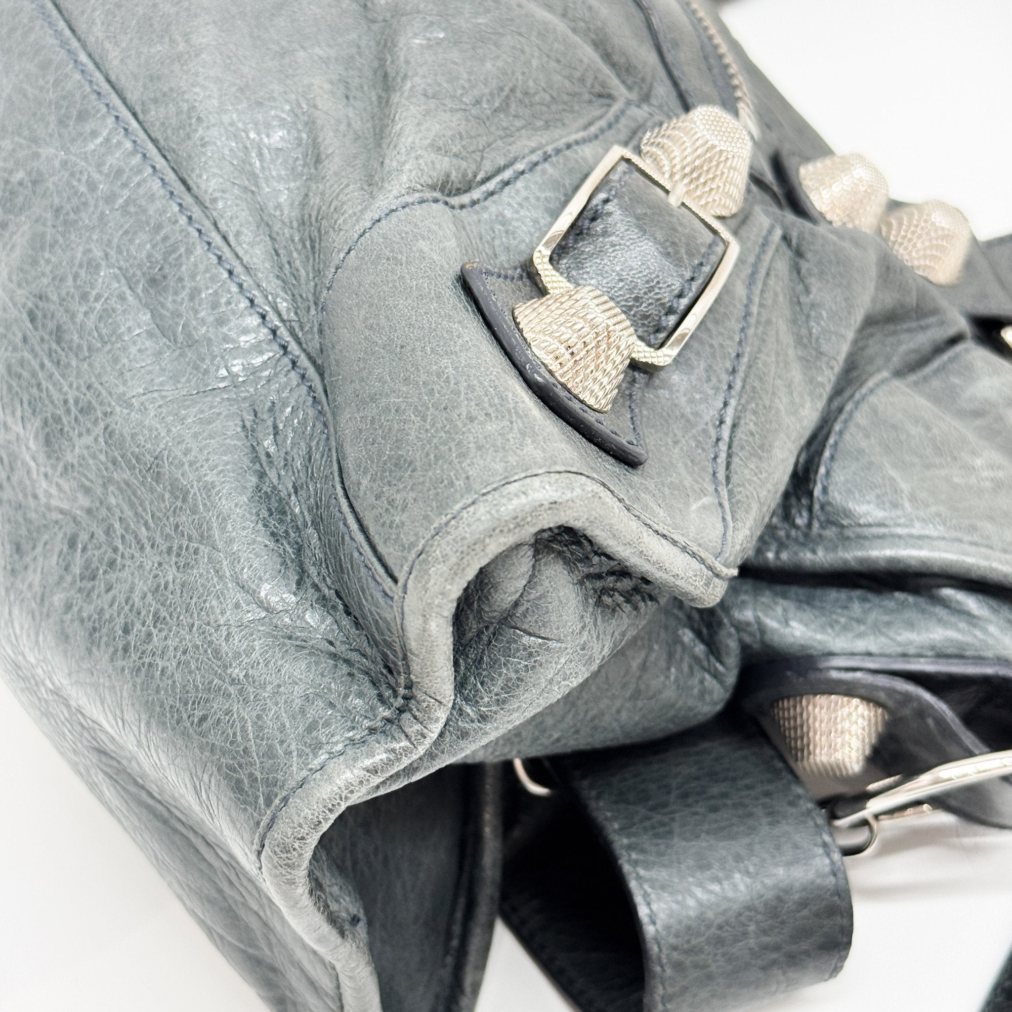 The Part Time Deep Green Calfskin Leather Two Way Bag