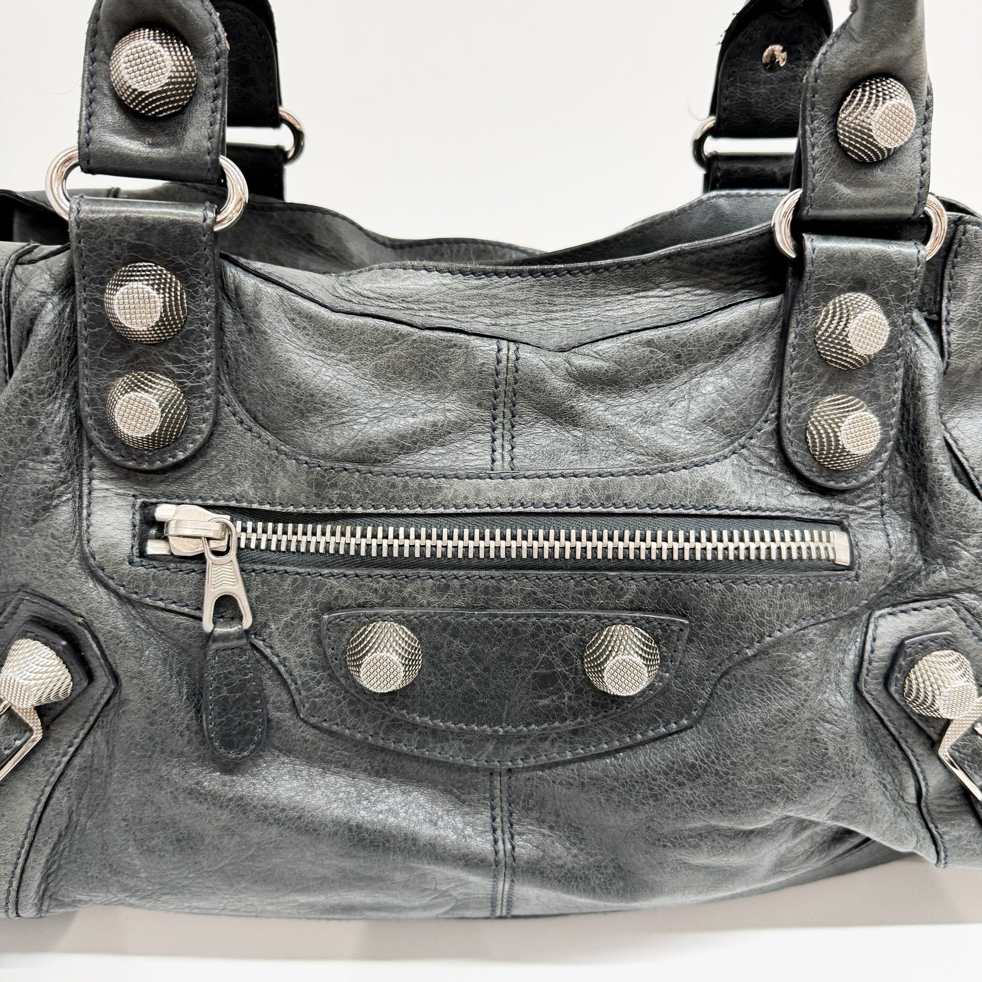 The Part Time Deep Green Calfskin Leather Two Way Bag